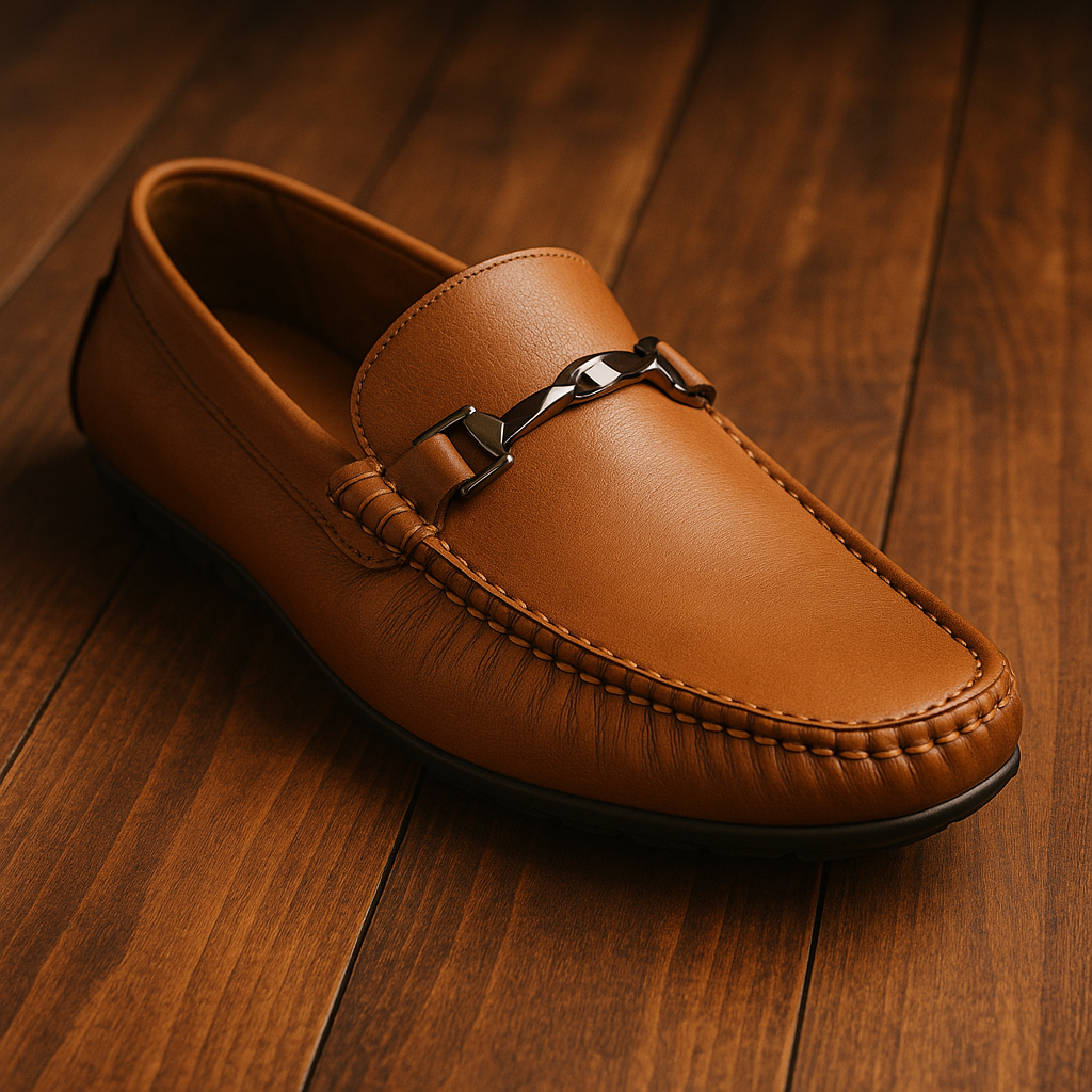 Egoss Leather Loafers Shoes For Men