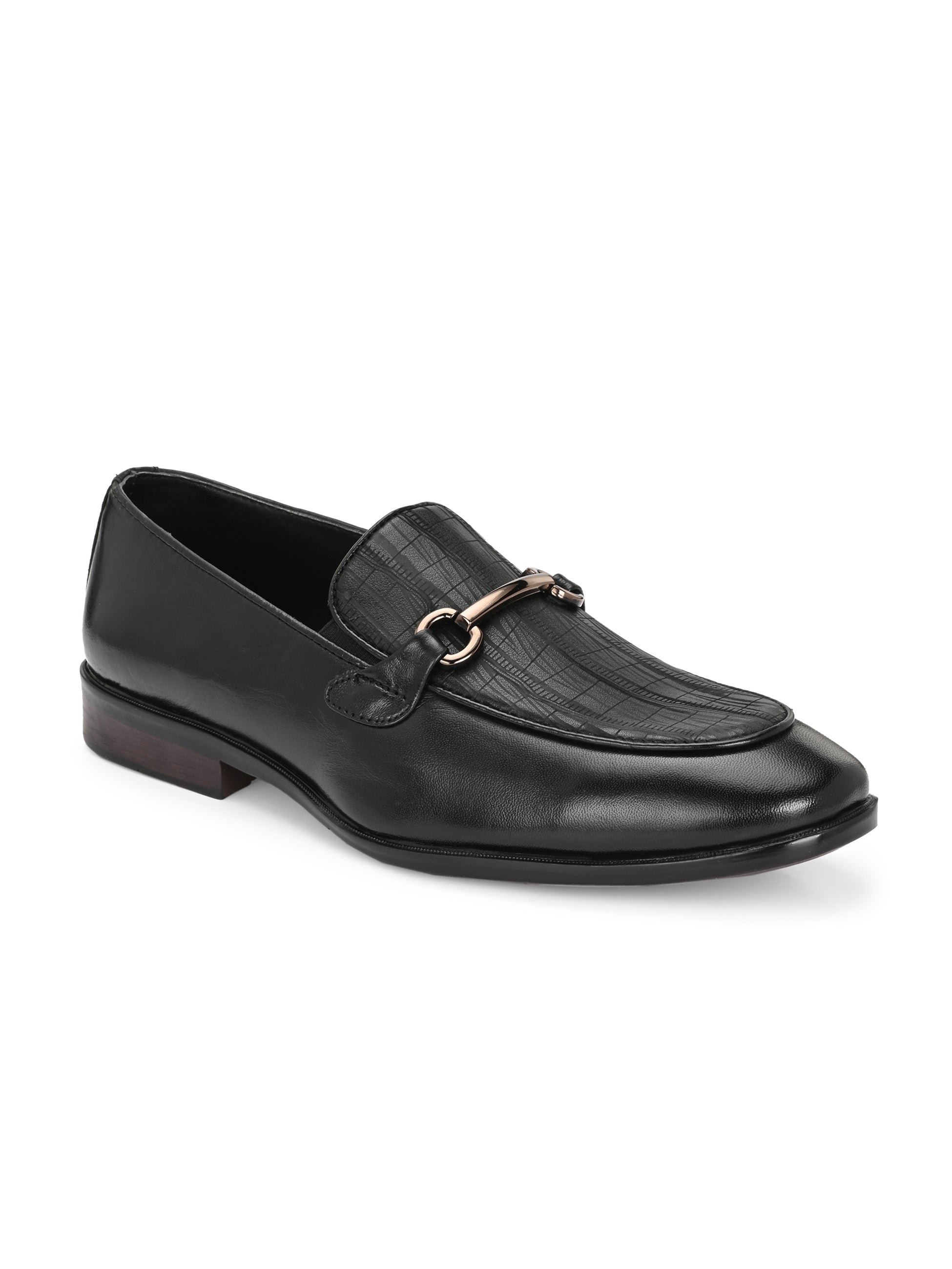 Egoss Platinum Printed Loafers For Men