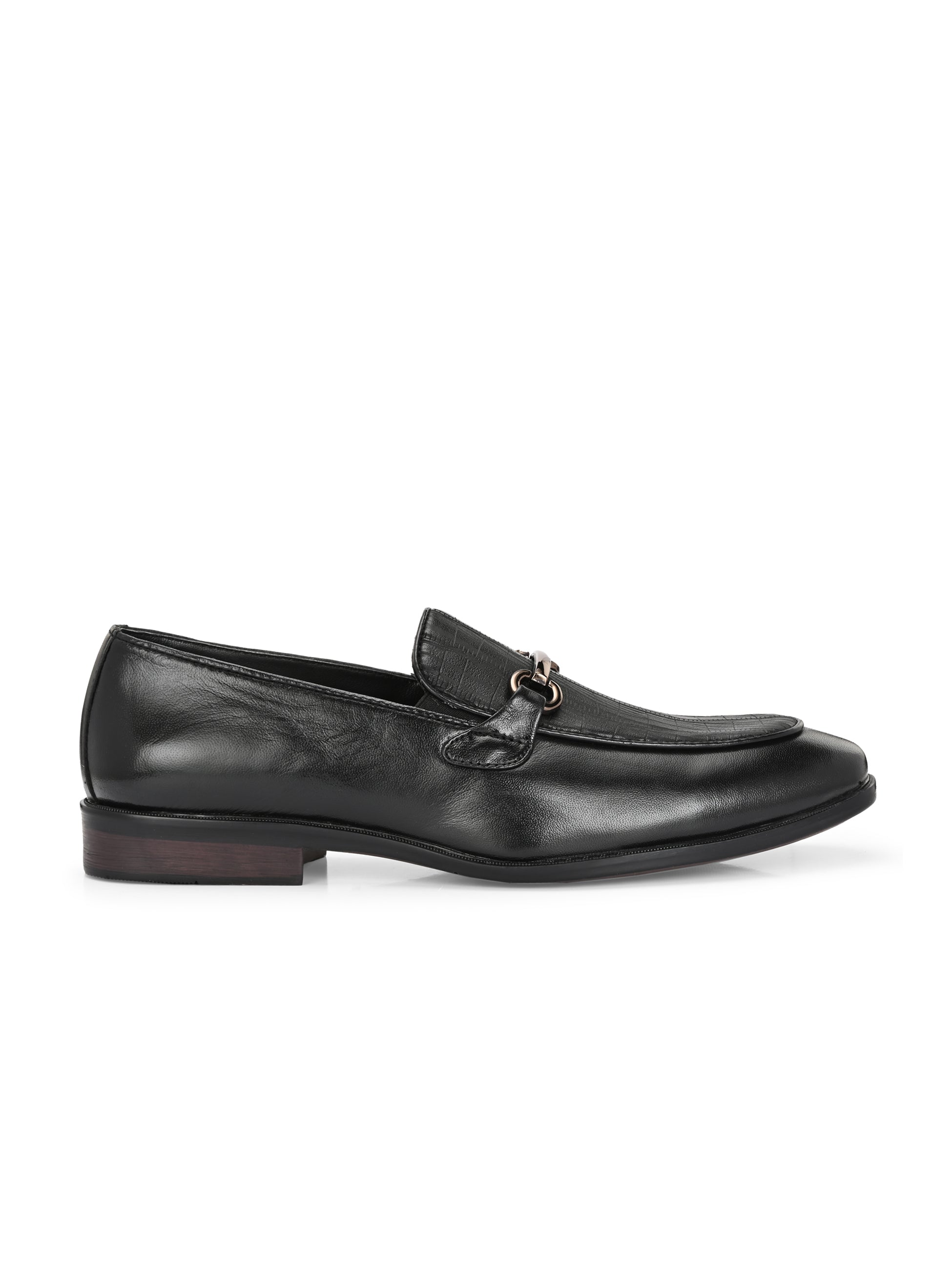 Egoss Platinum Printed Loafers For Men