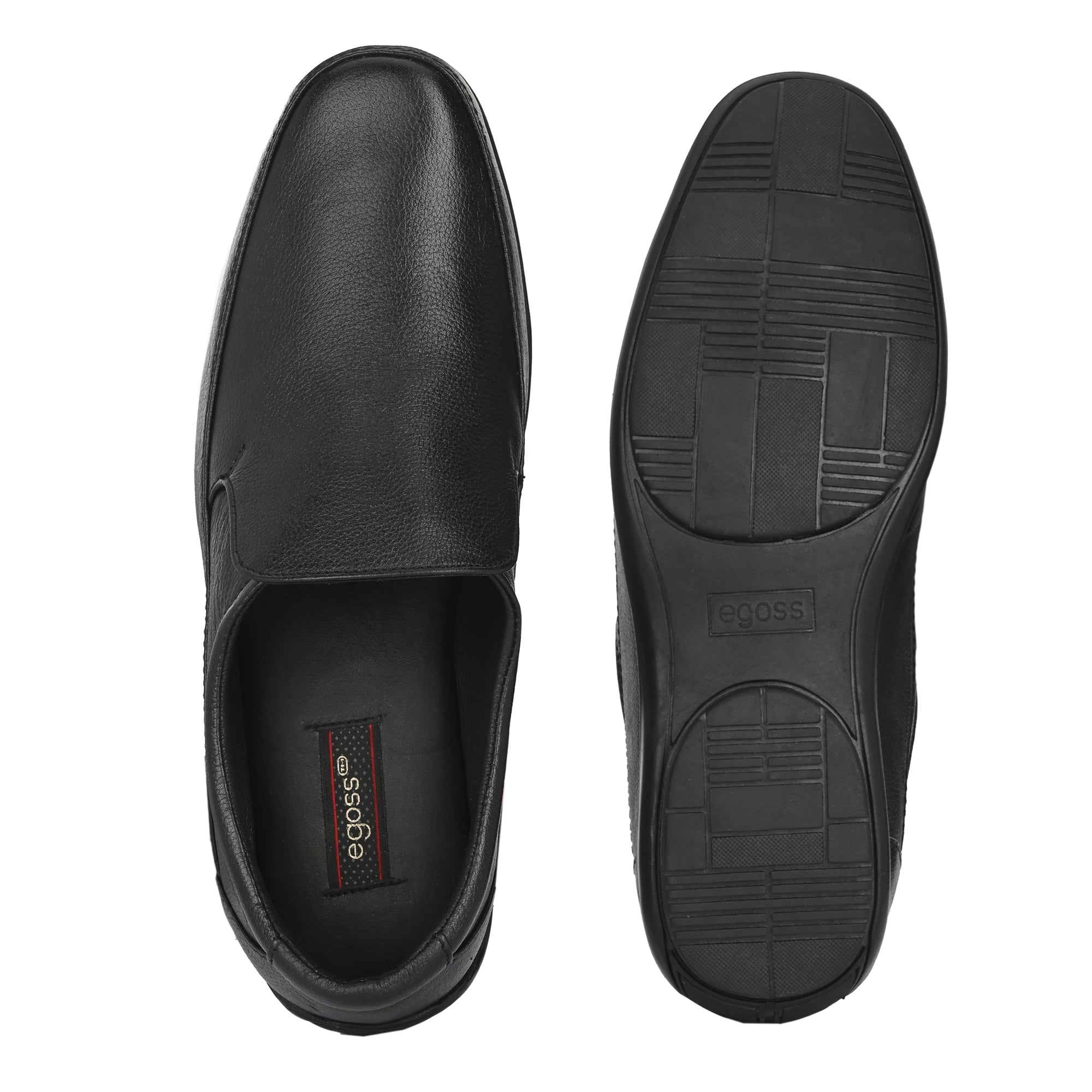 Egoss Leather Casual Slip-On Shoes For Men