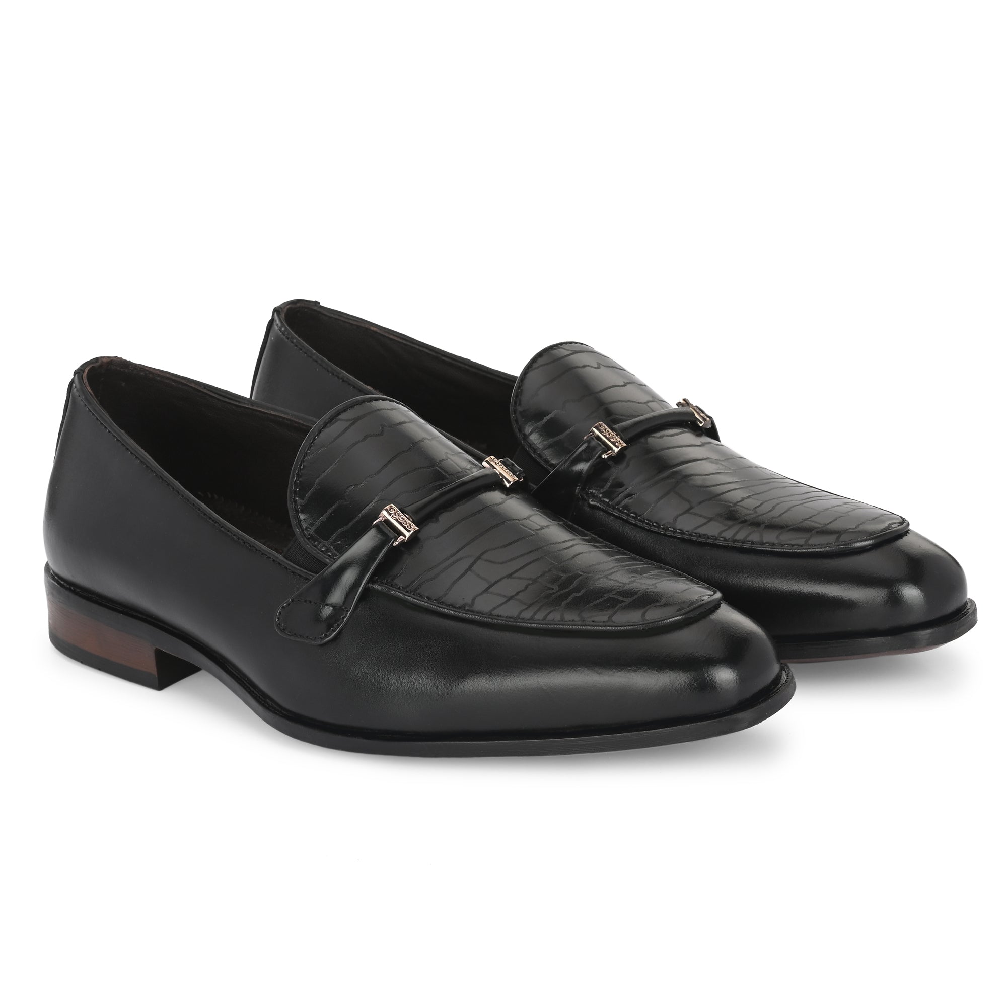 Buckled Formal Loafers For Men by Egoss