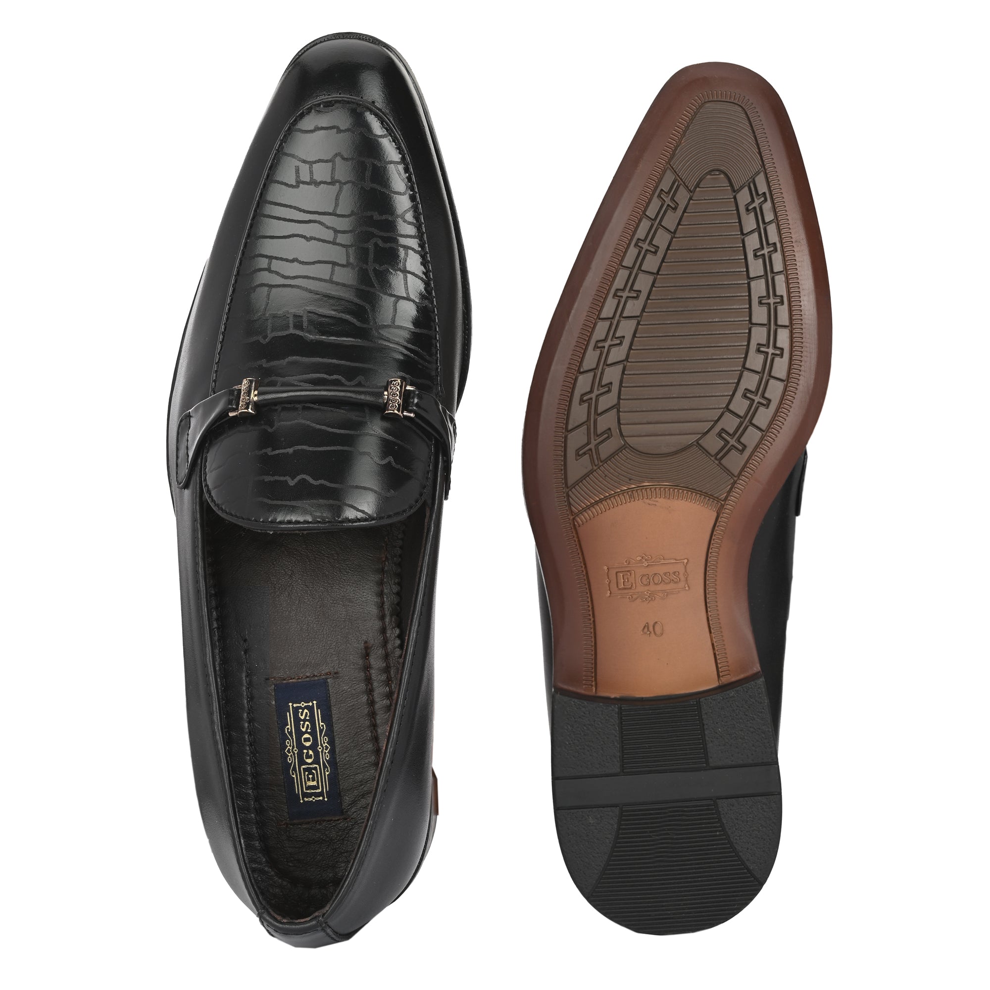 Buckled Formal Loafers For Men by Egoss