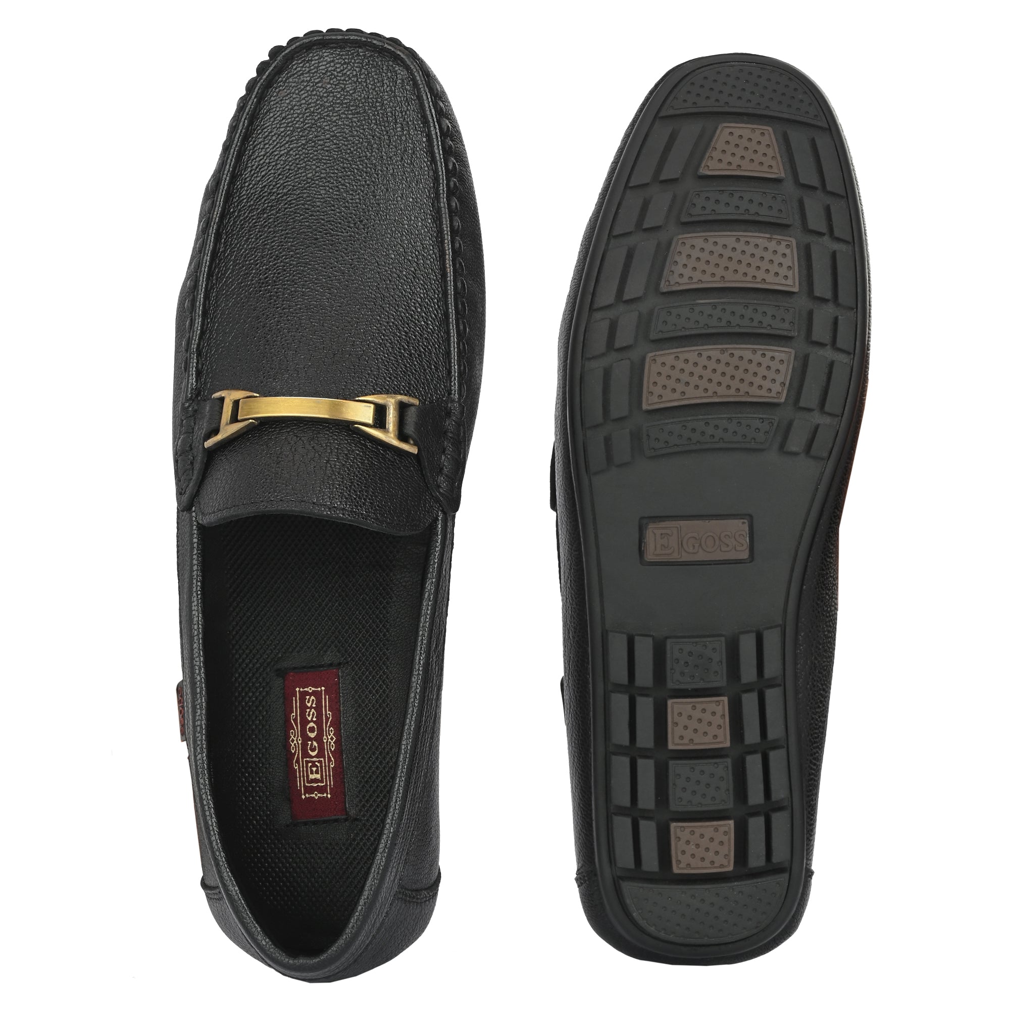 Egoss Casual Leather Loafers Shoes For Men