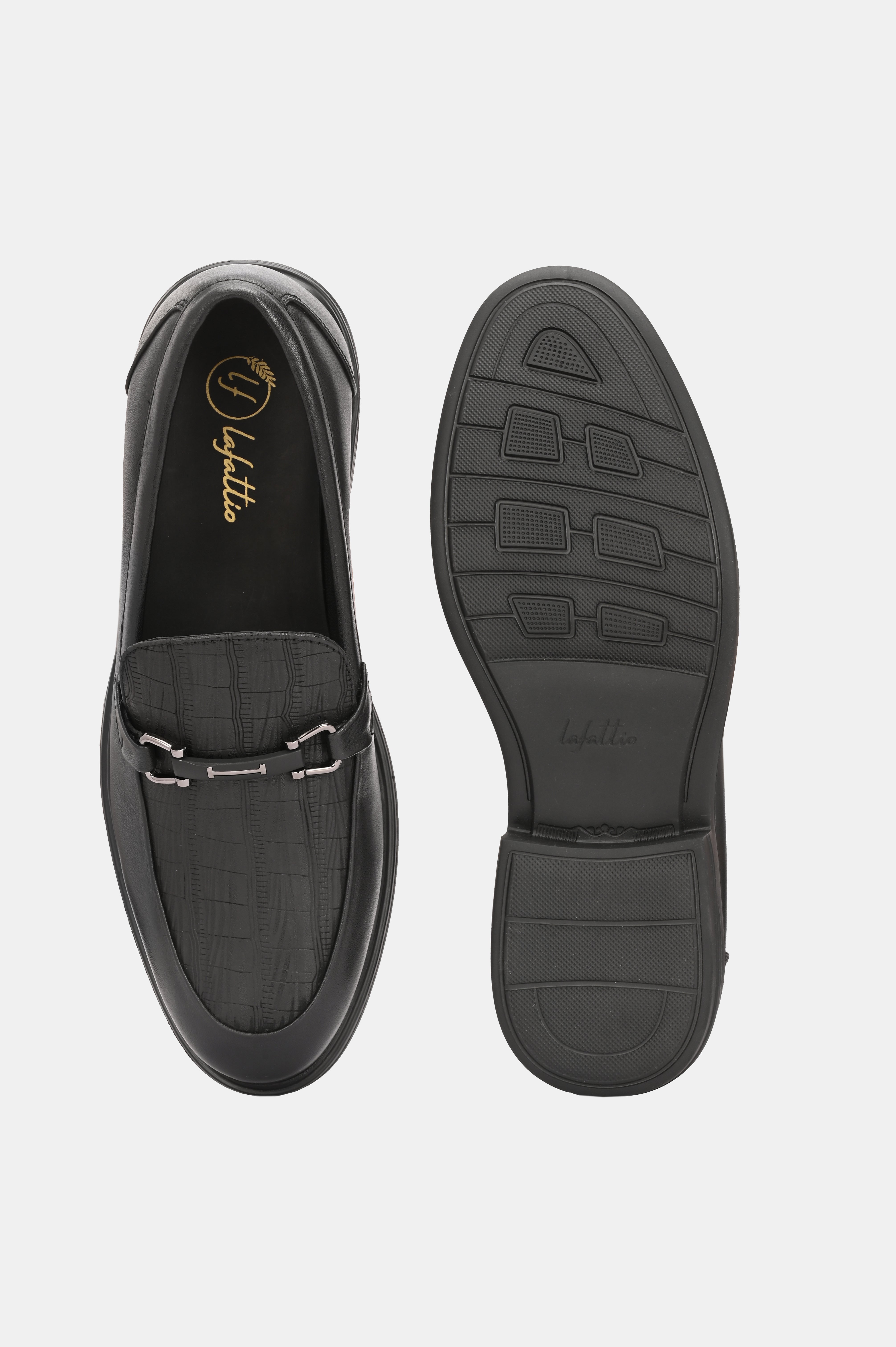 Buckled Party Loafers by Lafattio