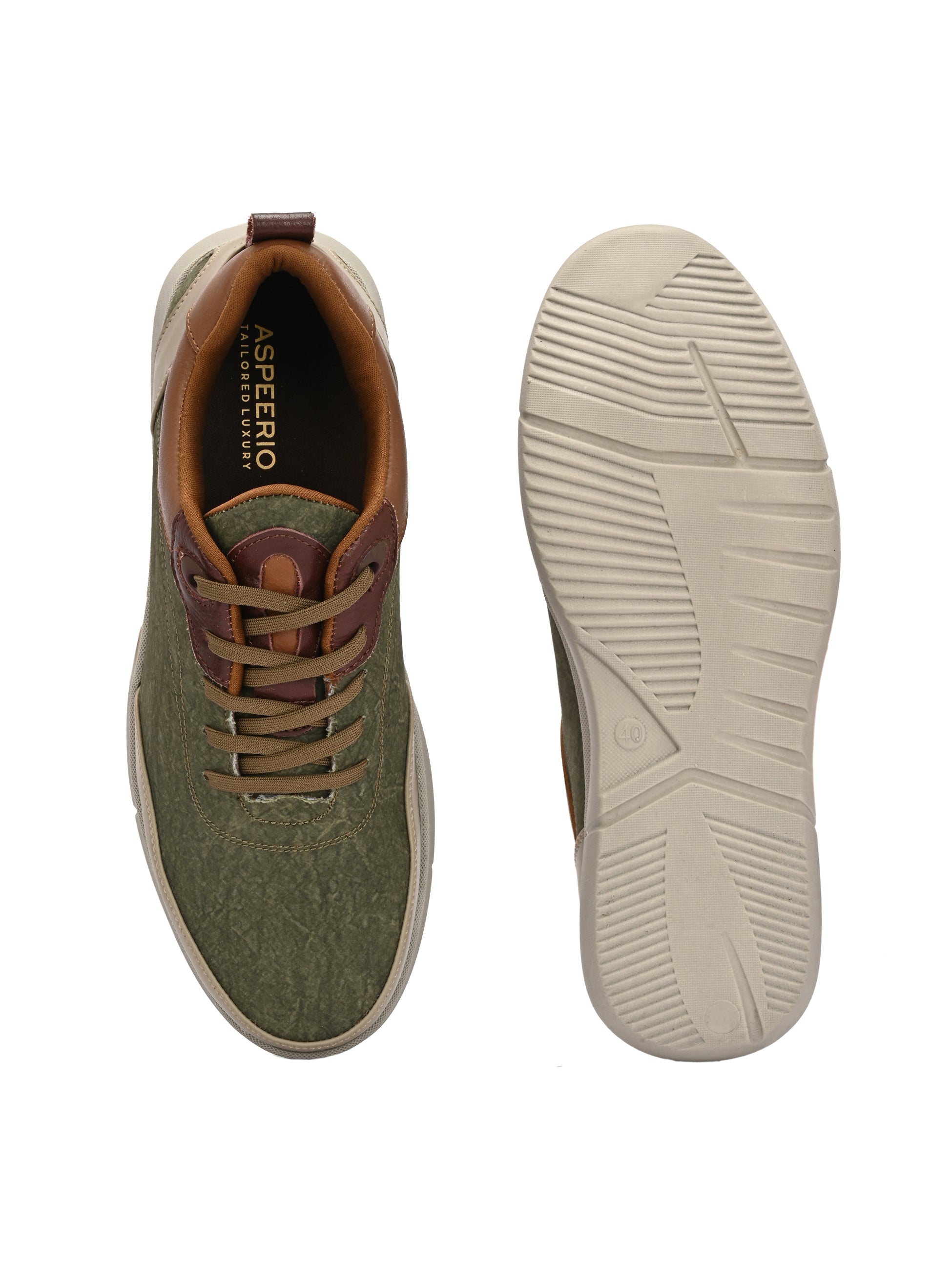 Moonwalk Lace-Up Sneakers by Aspeerio