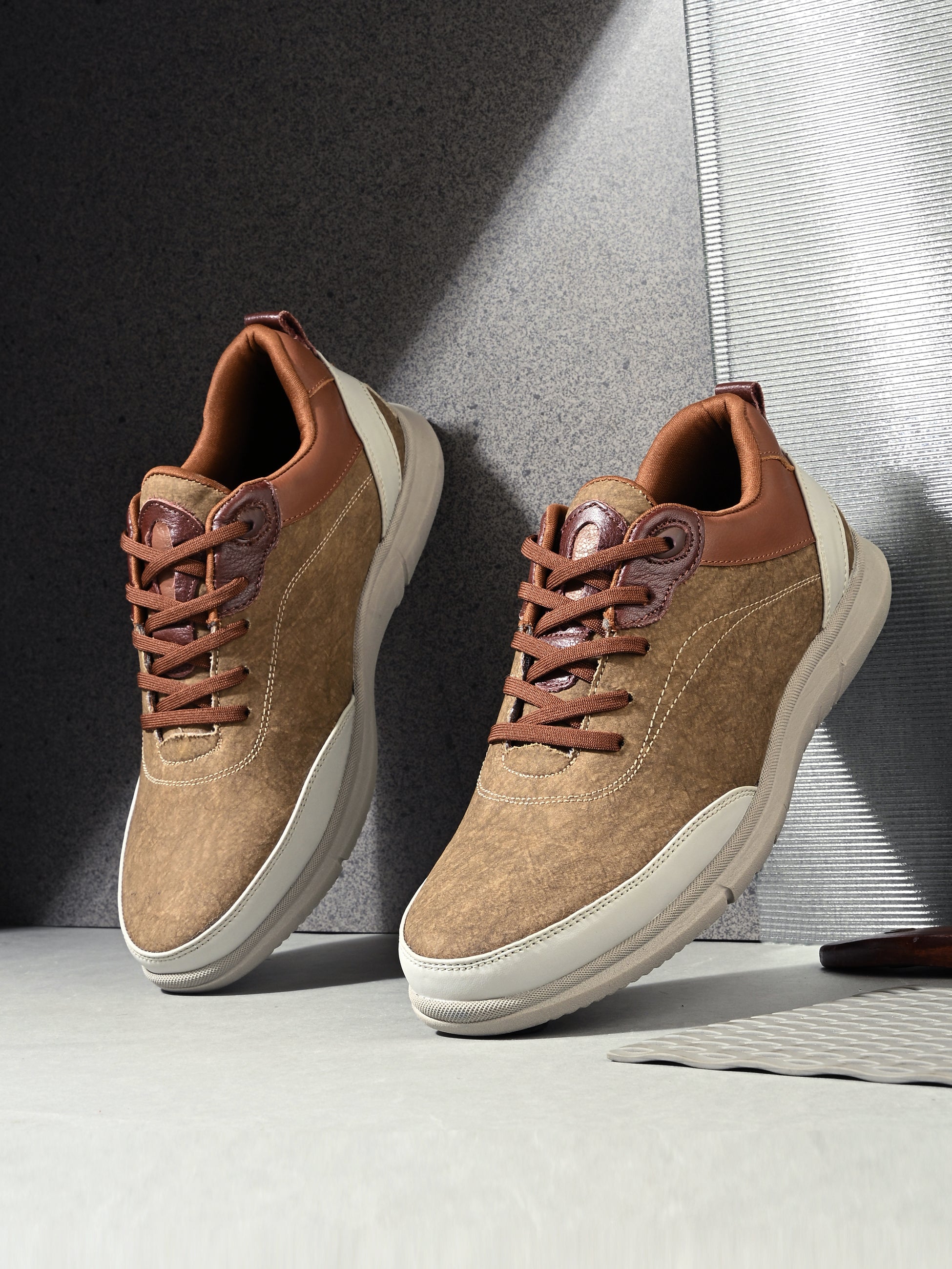 Moonwalk Lace-Up Sneakers by Aspeerio