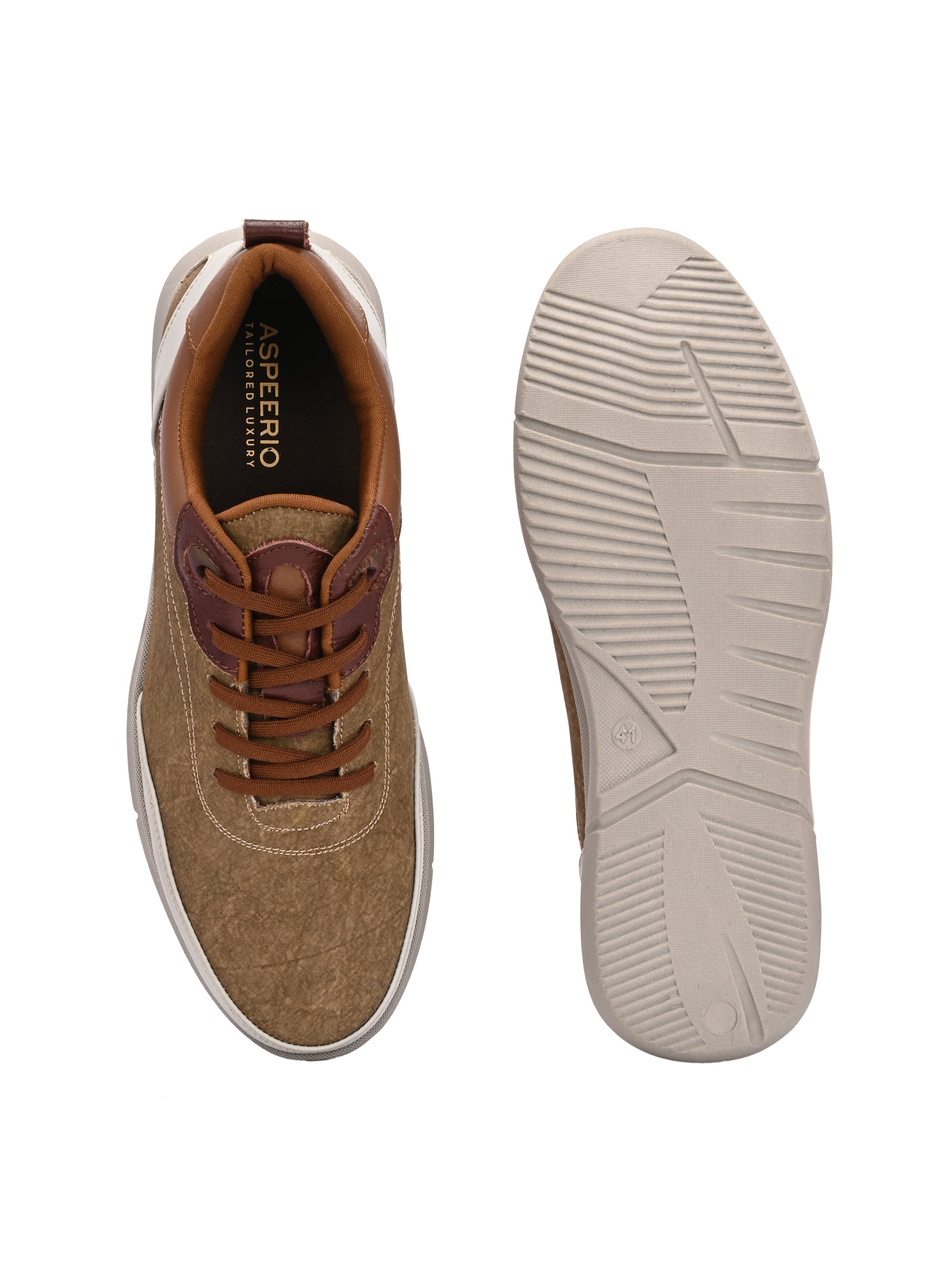 Moonwalk Lace-Up Sneakers by Aspeerio