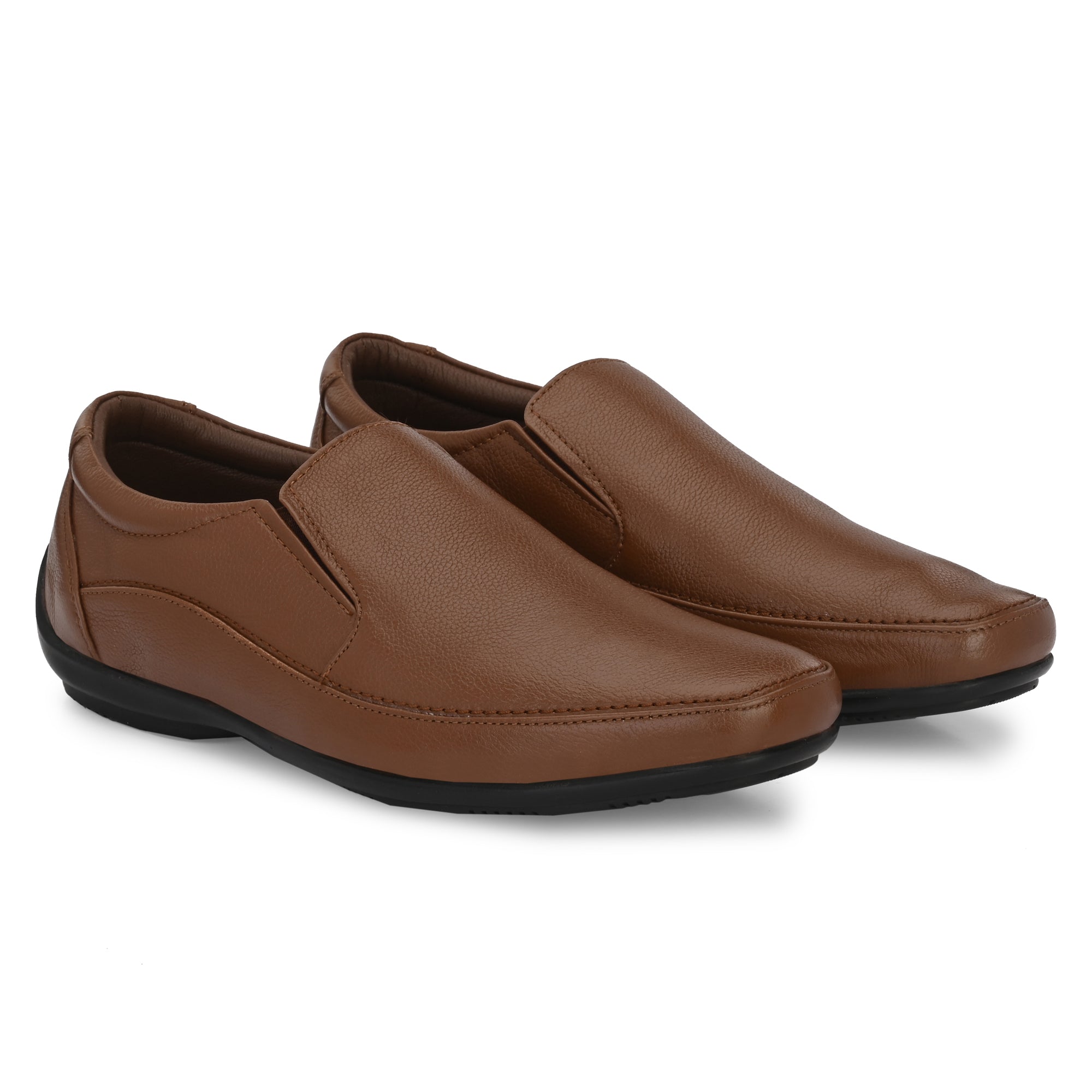 Egoss Leather Casual Slip-On Shoes For Men