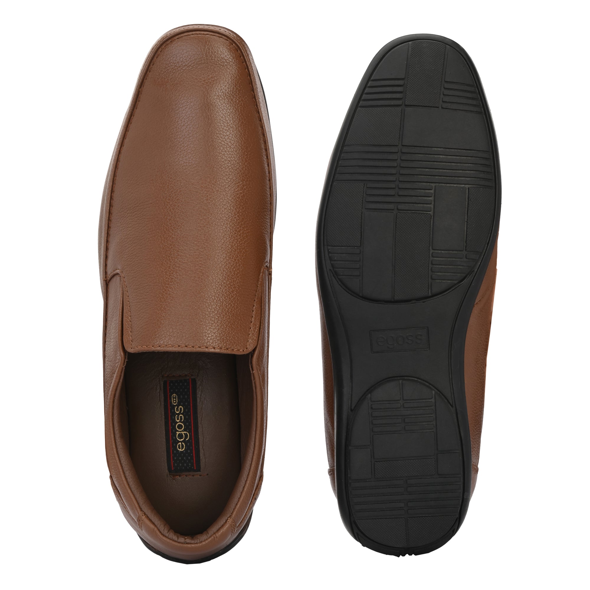 Egoss Leather Casual Slip-On Shoes For Men