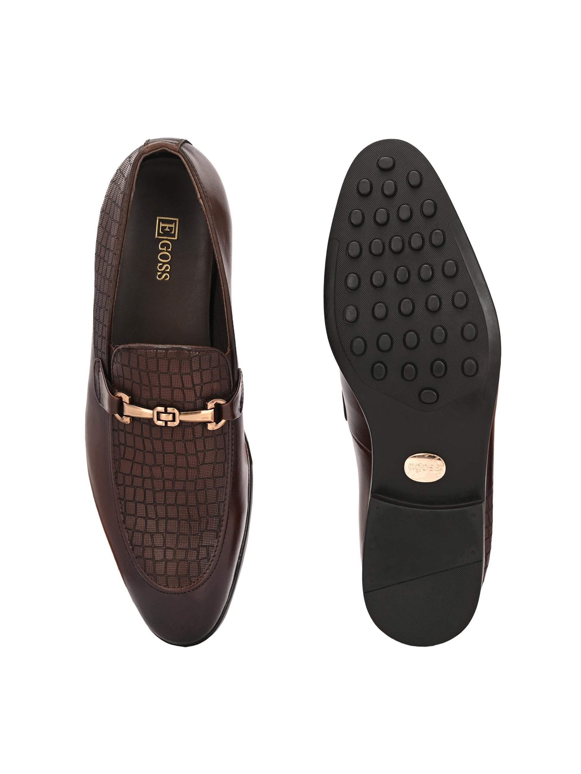 Titanium Party Loafers by Aspeerio