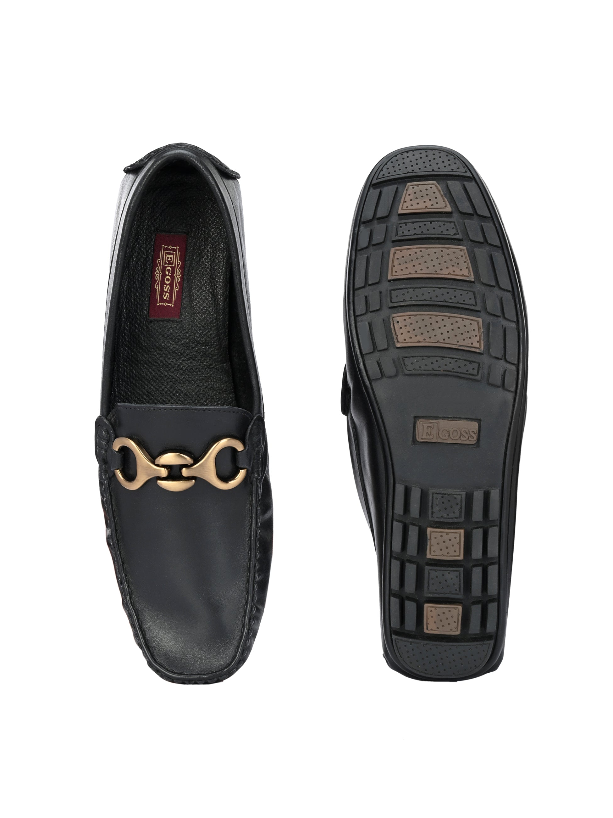 Egoss Leather Socks Loafers For Men