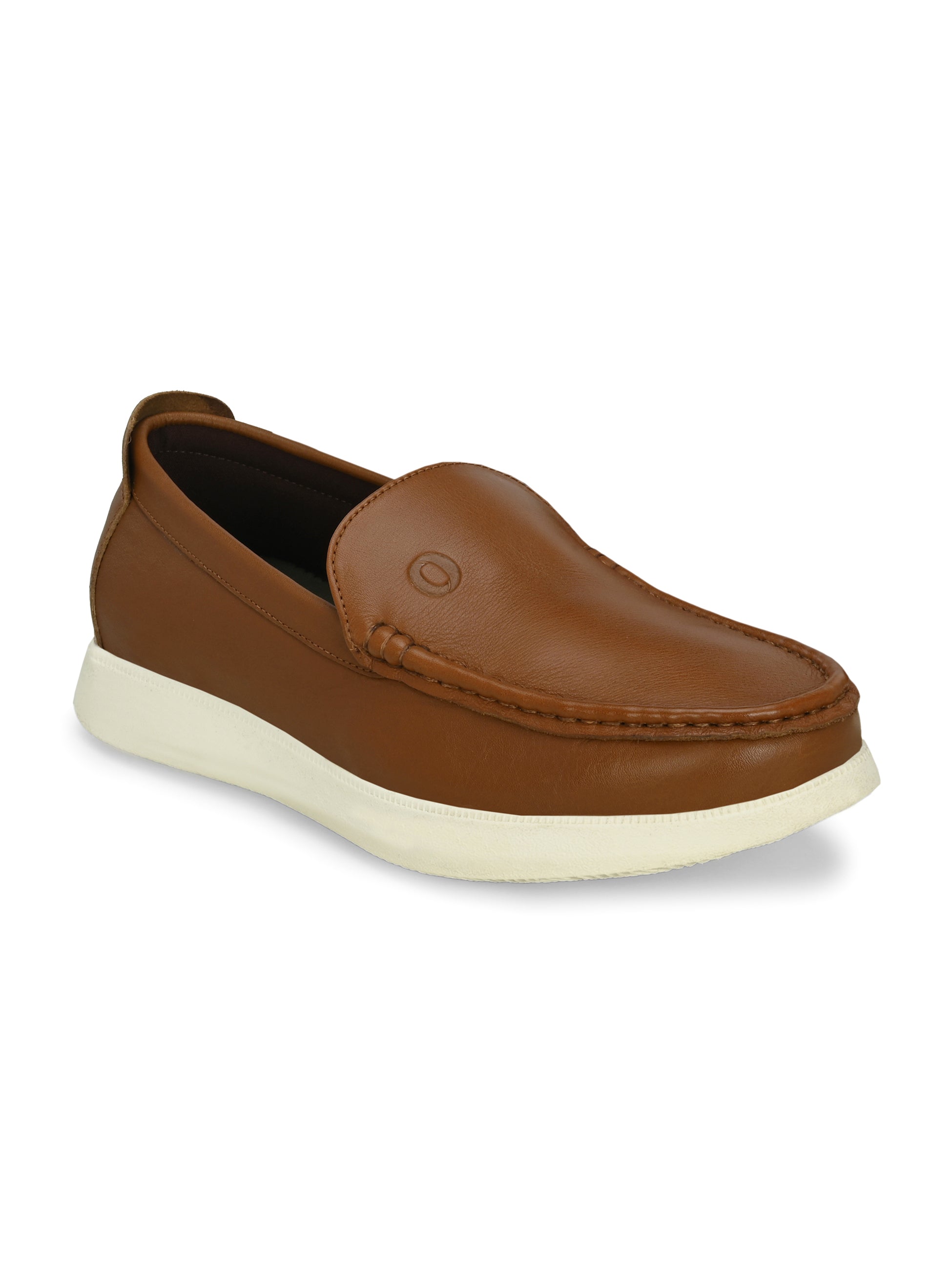 Egoss Gold Slip-On Sneakers For Men