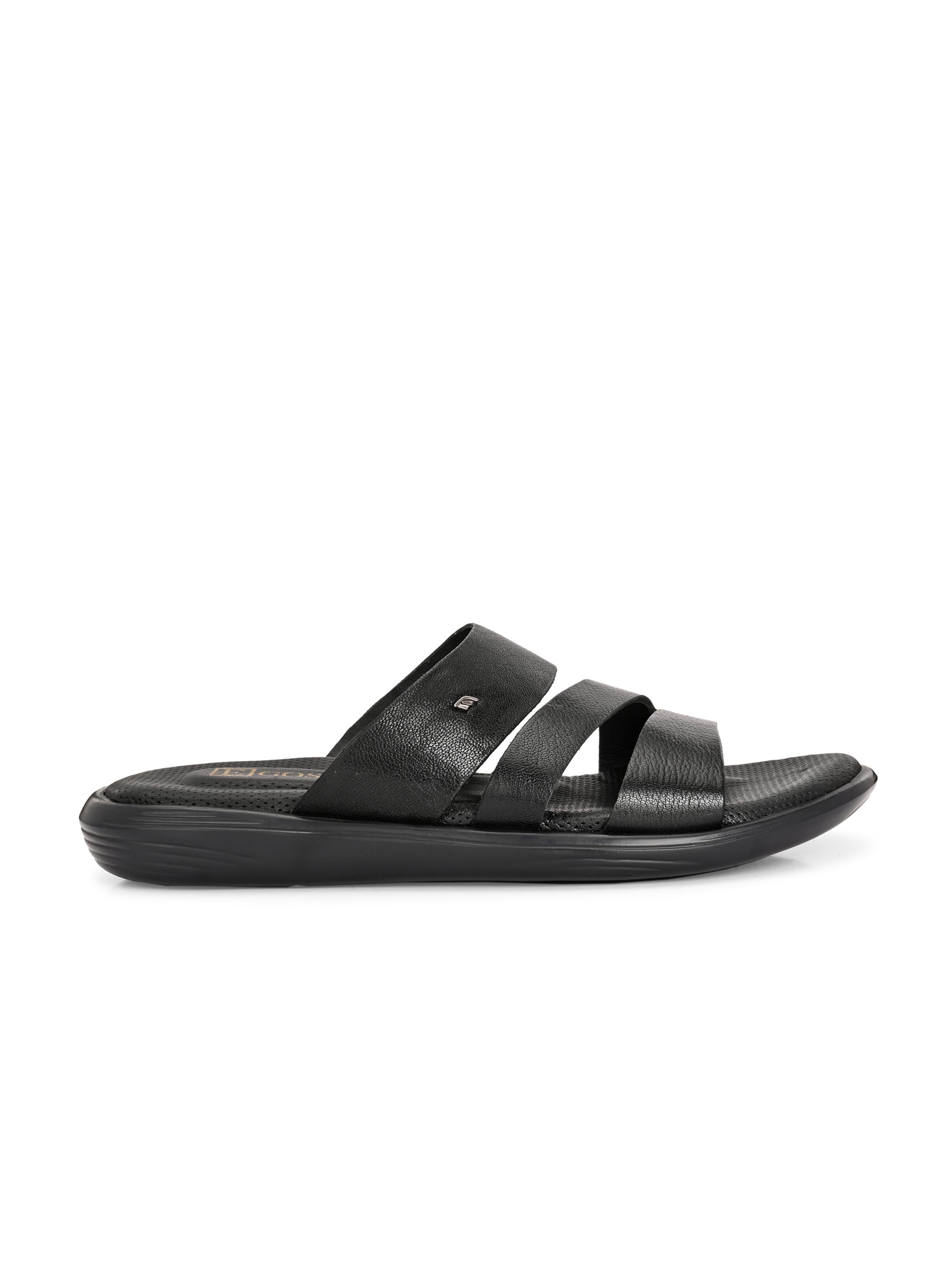Egoss Leather Slippers For Men