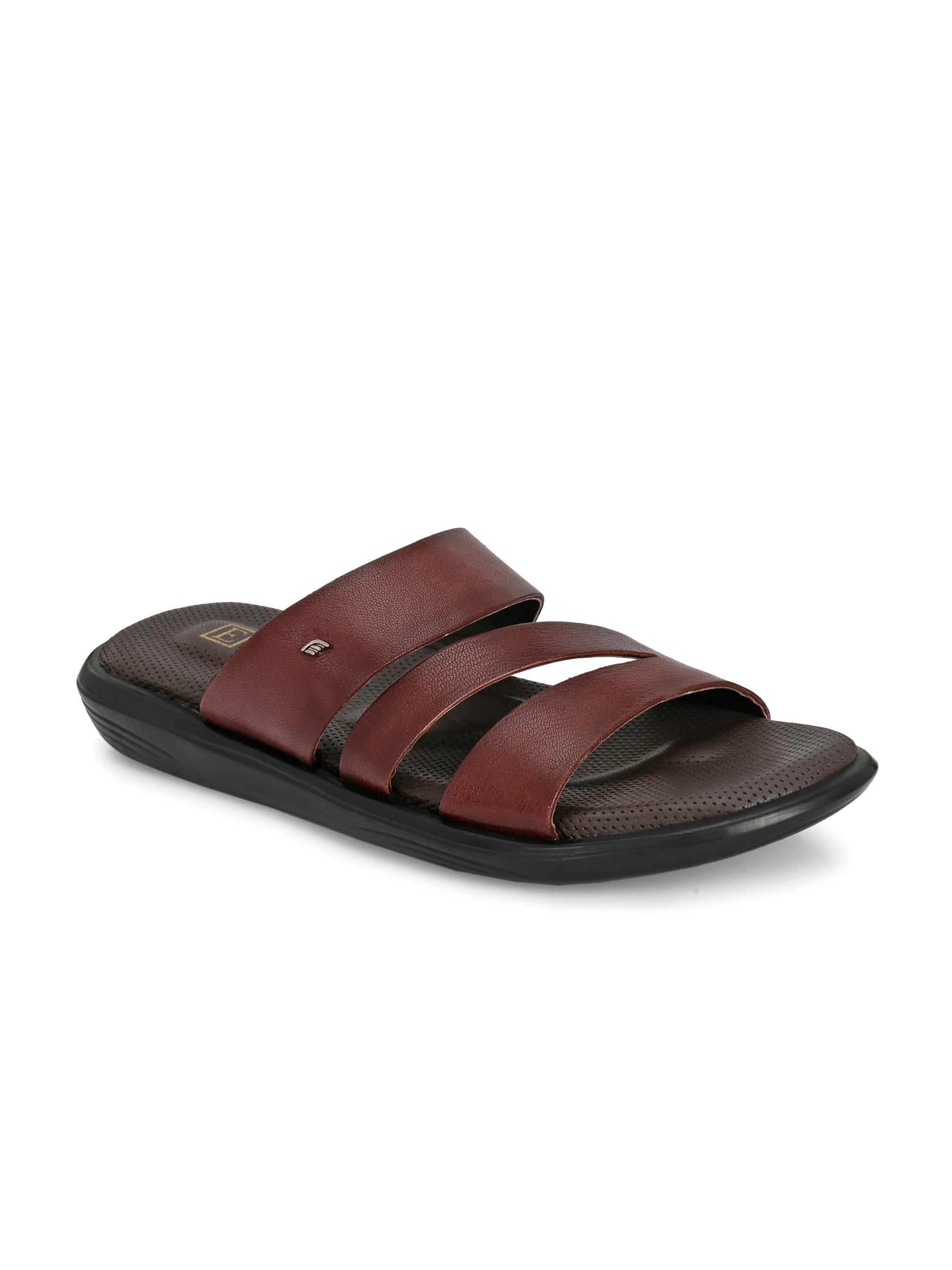 Egoss Leather Slippers For Men
