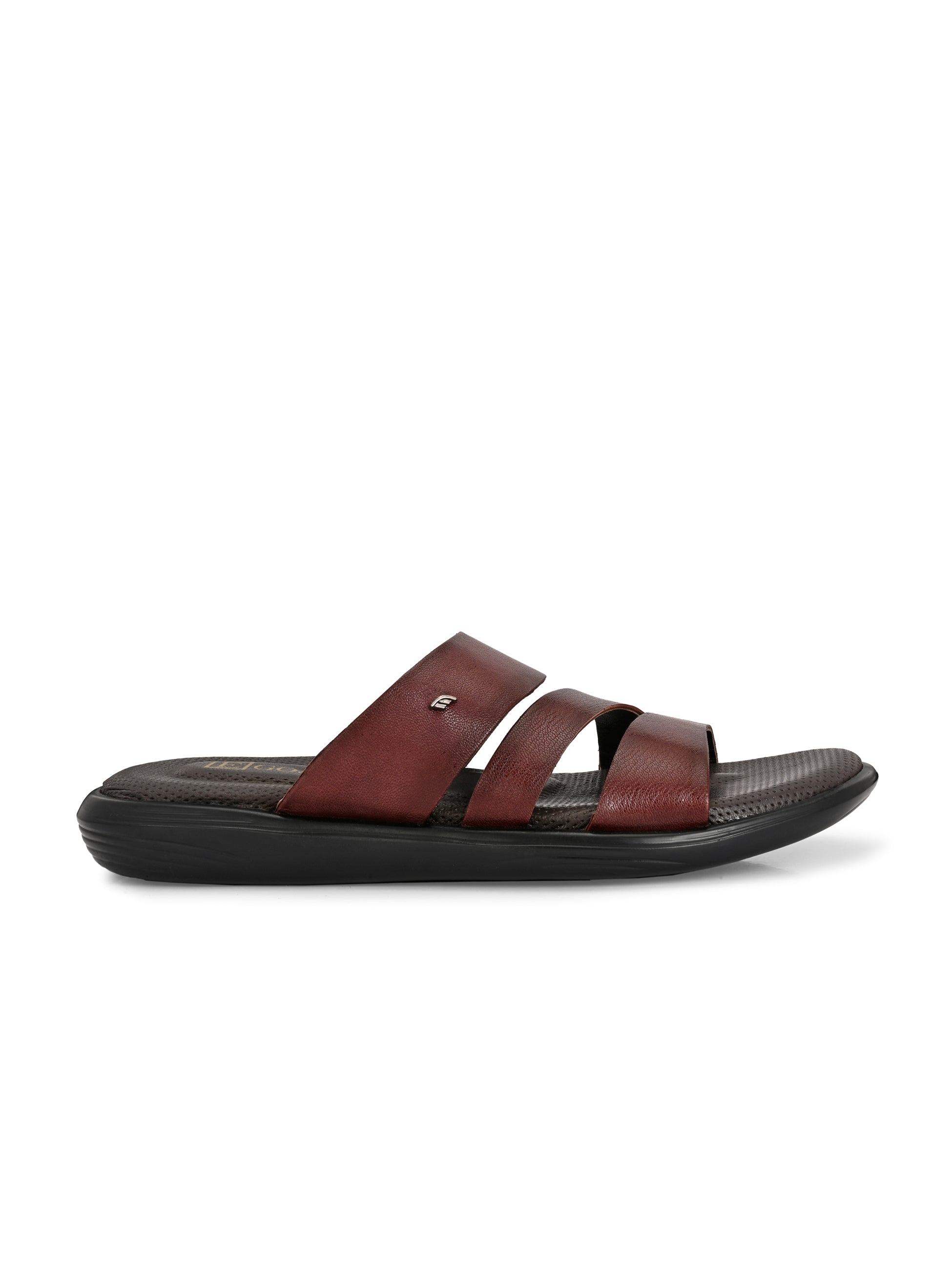 Egoss Leather Slippers For Men