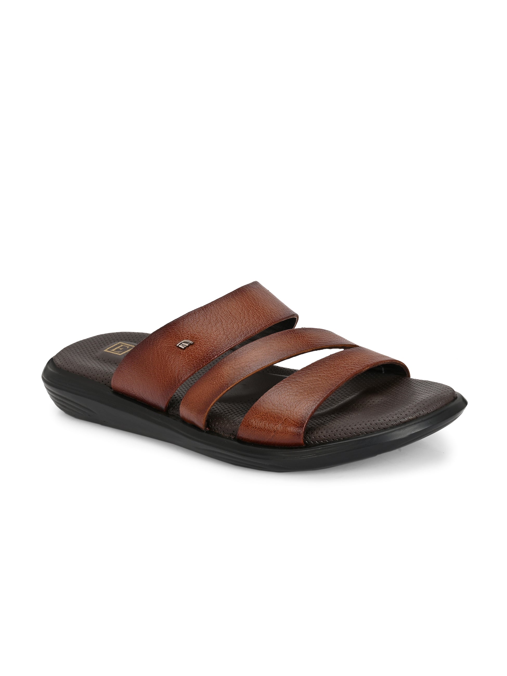 Egoss Leather Slippers For Men
