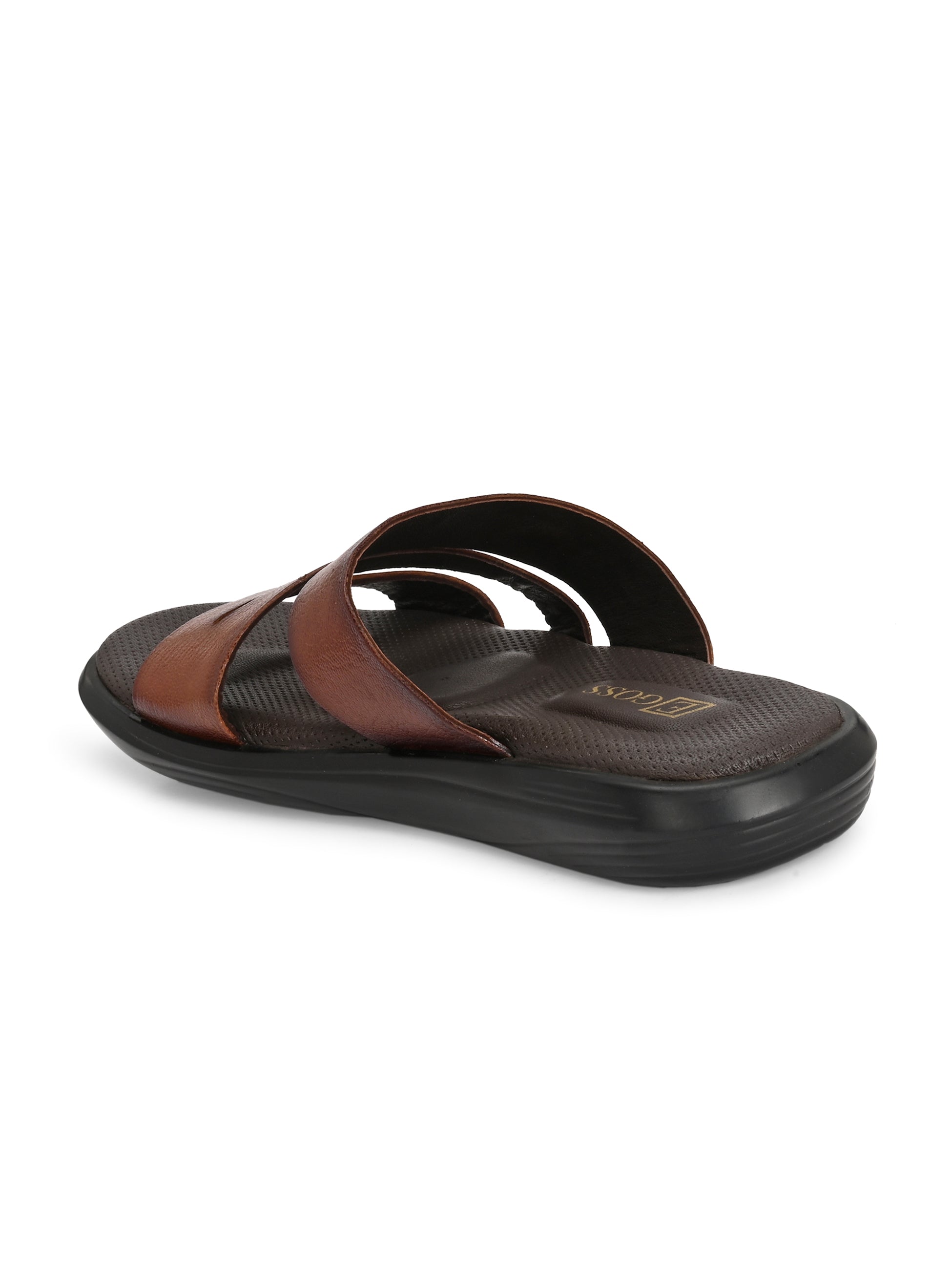 Egoss Leather Slippers For Men