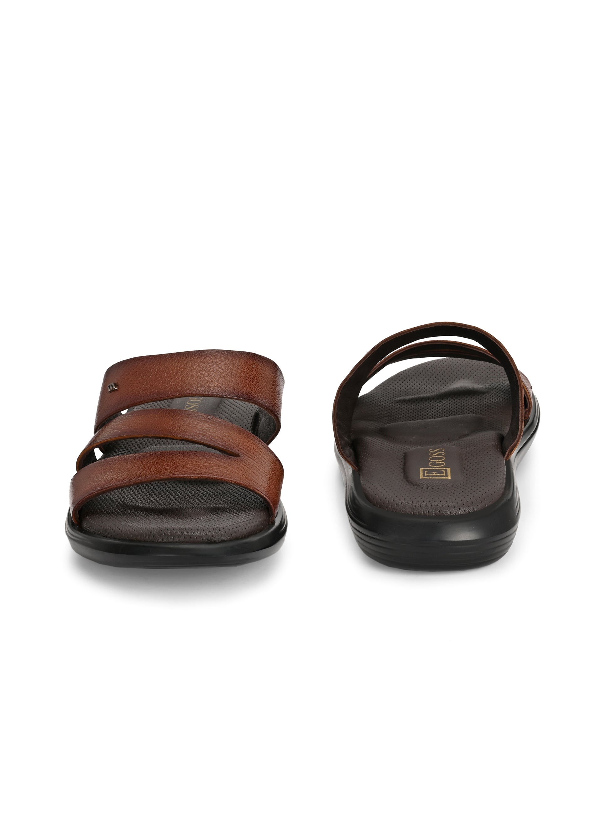 Egoss Leather Slippers For Men
