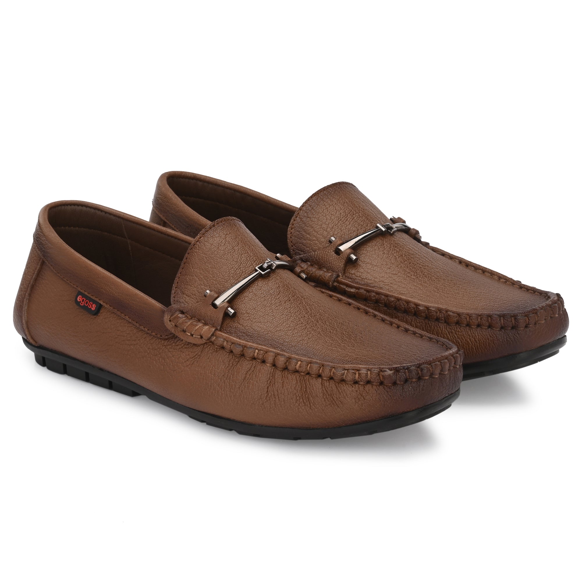 Egoss Casual Leather Loafers Shoes For Men