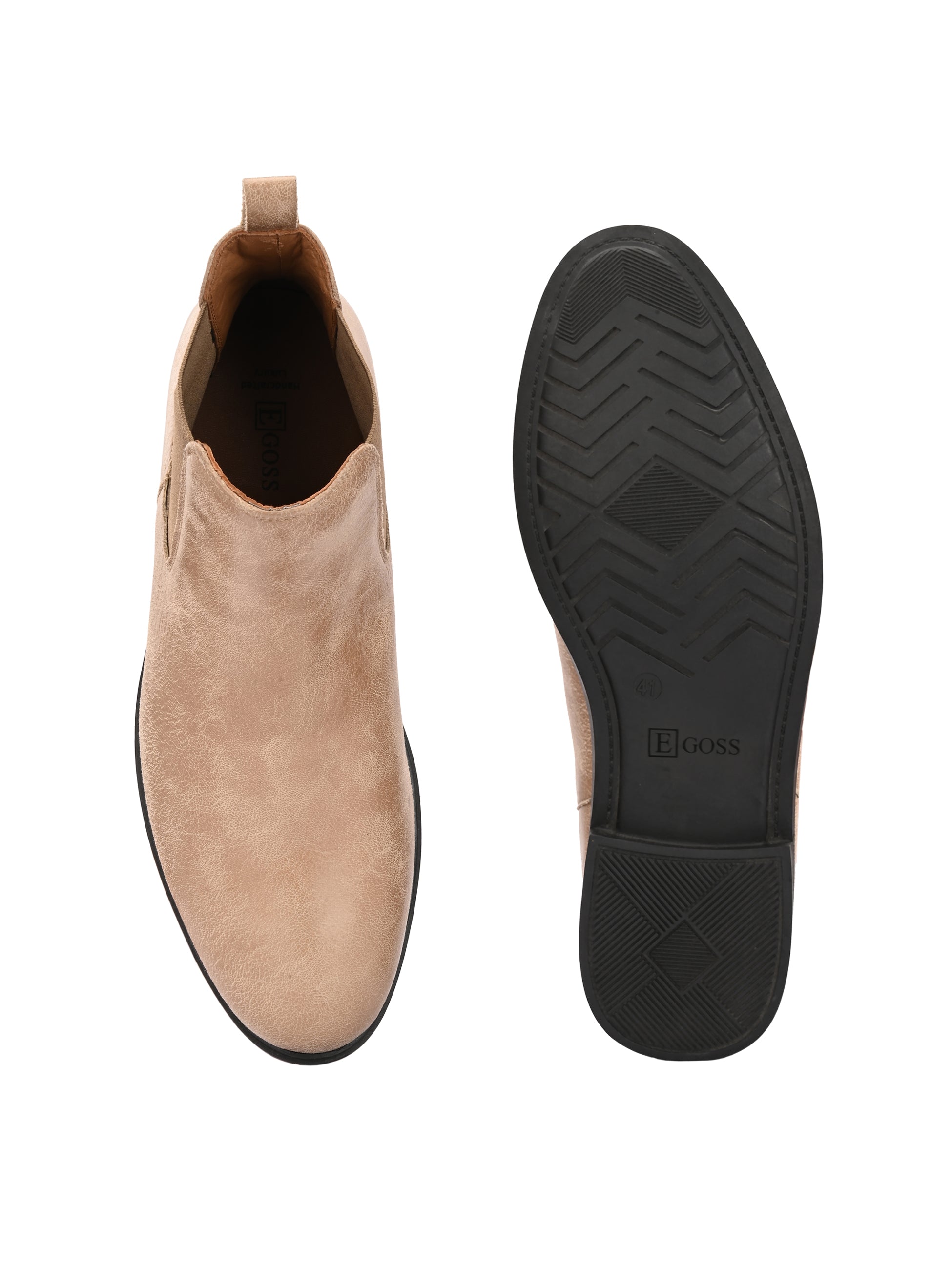 Egoss Leather Chelsea Boots For Men