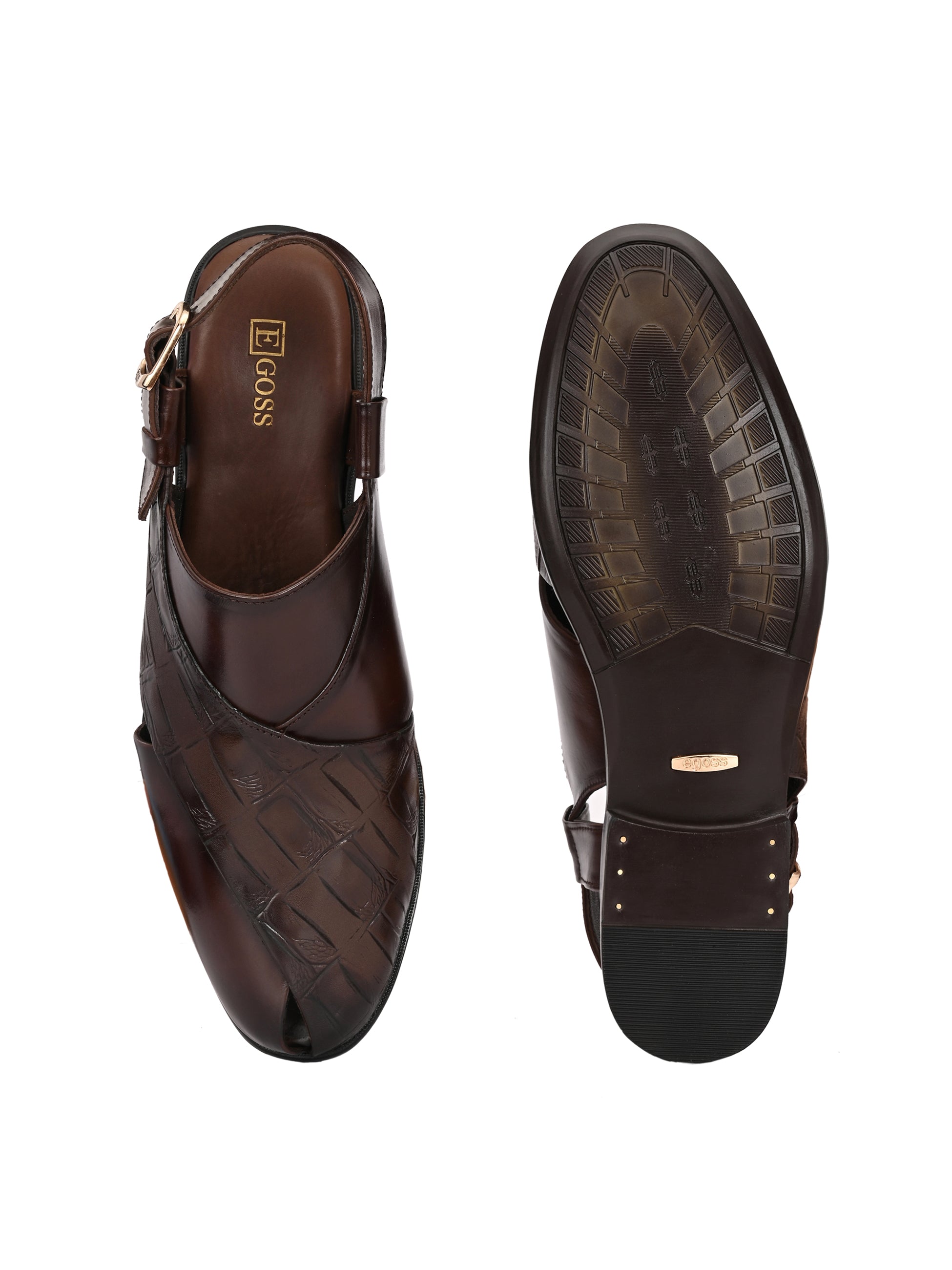Egoss Ethnic Peshawari Sandals For Men