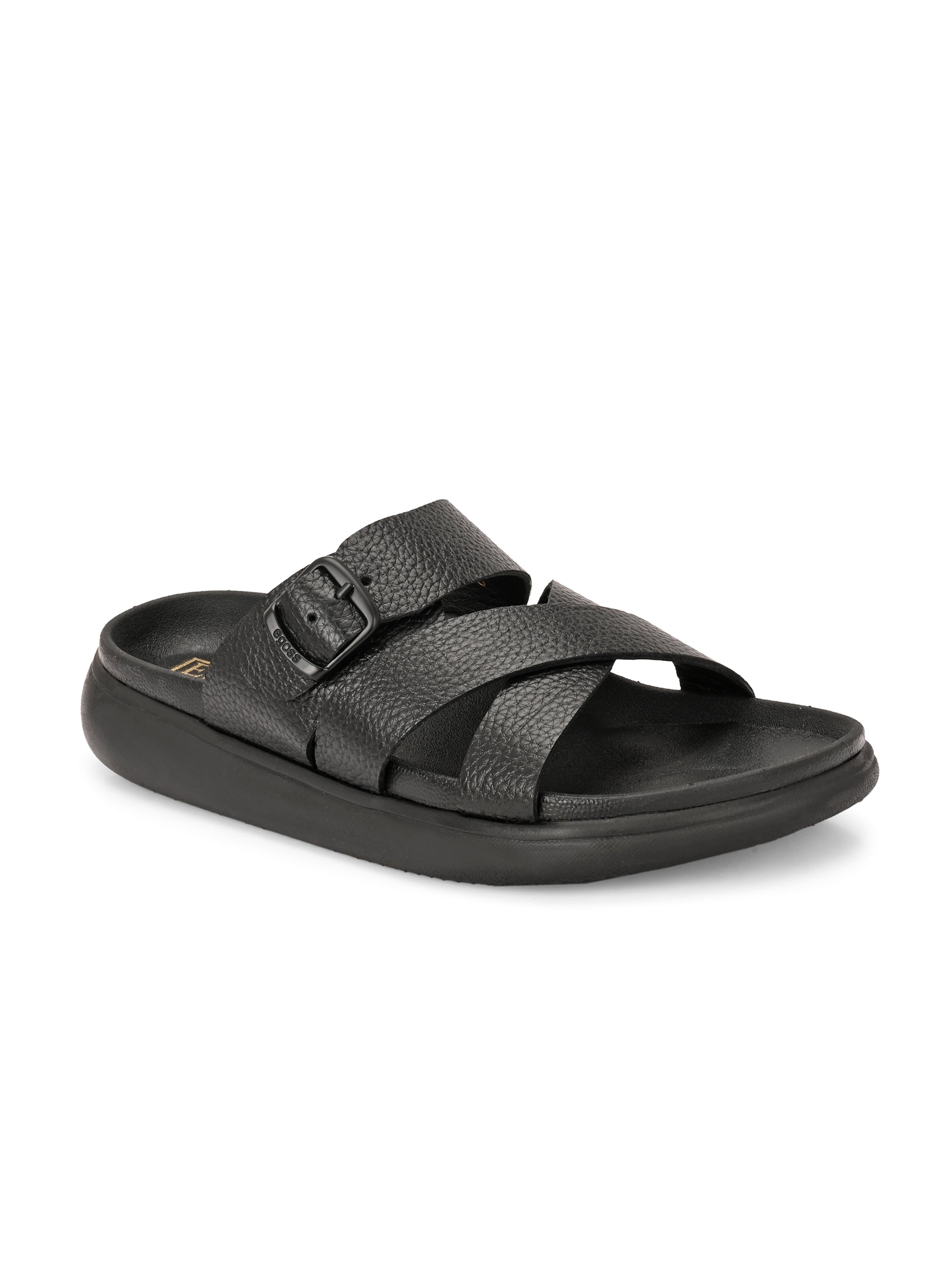 Comet Leather Slippers by Aspeerio