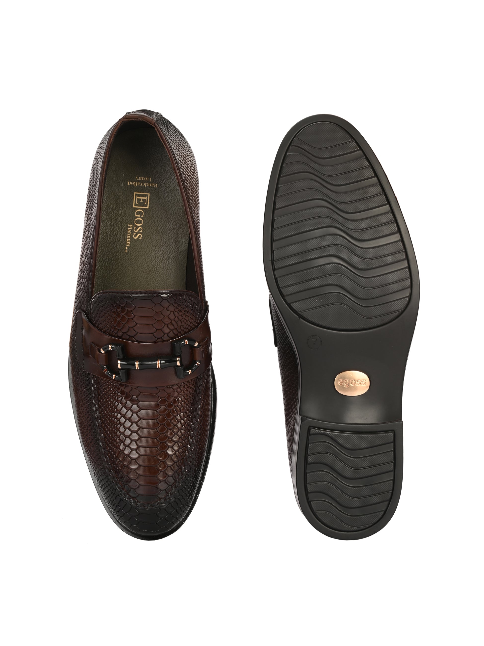 Egoss Platinum - Buckled Shoes For Men