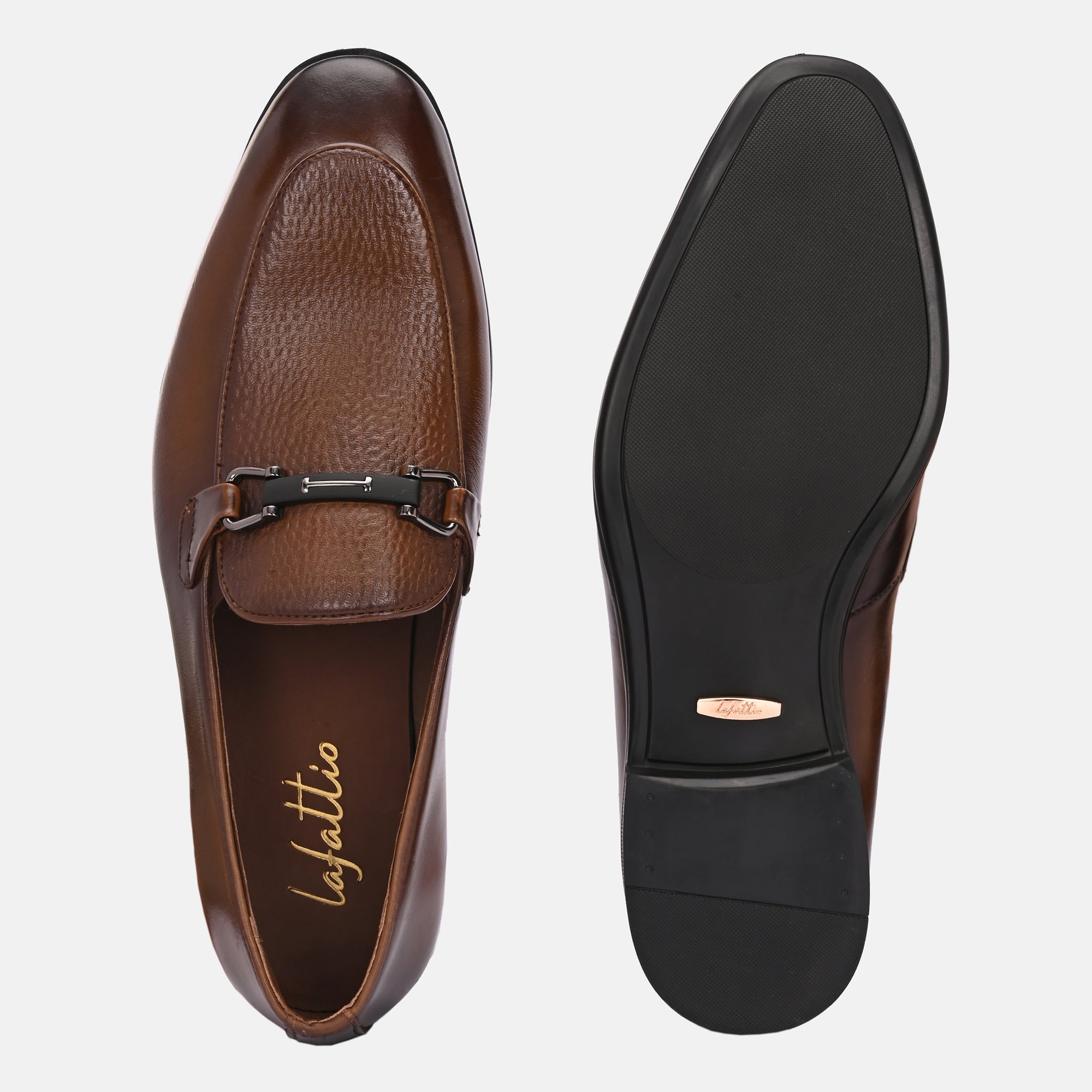 Buckled Party Loafers by Lafattio