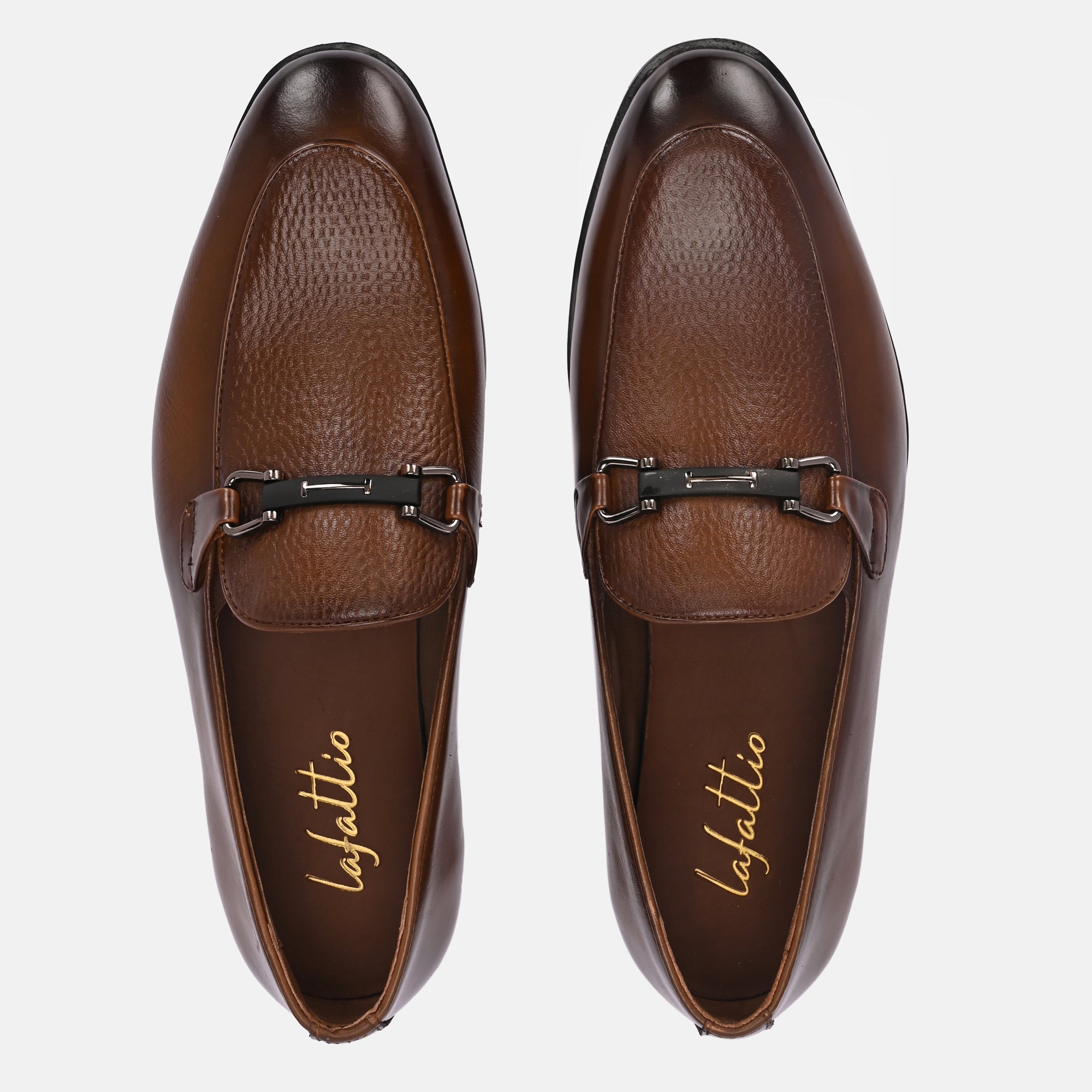 Buckled Party Loafers by Lafattio