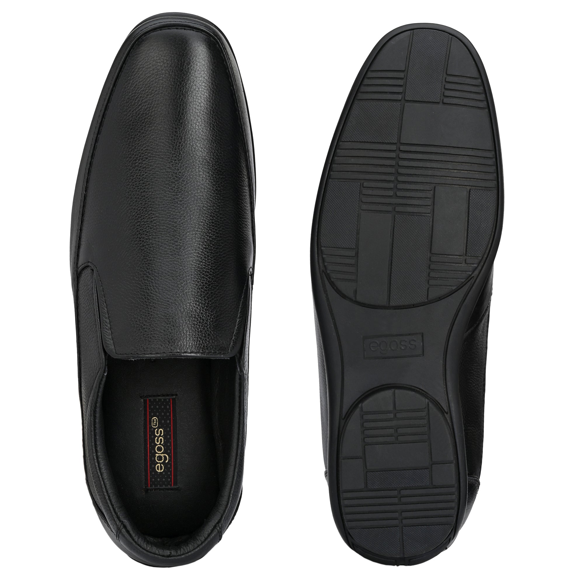 Egoss Leather Casual Slip-On Shoes For Men