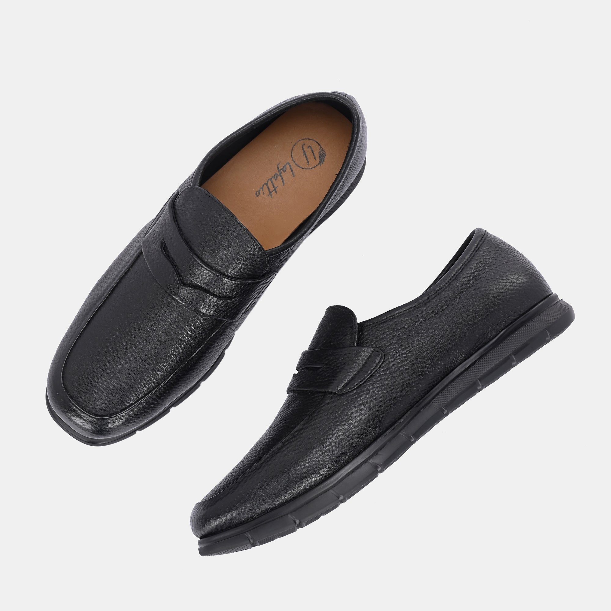 Pashmina Leather Loafers by Lafattio