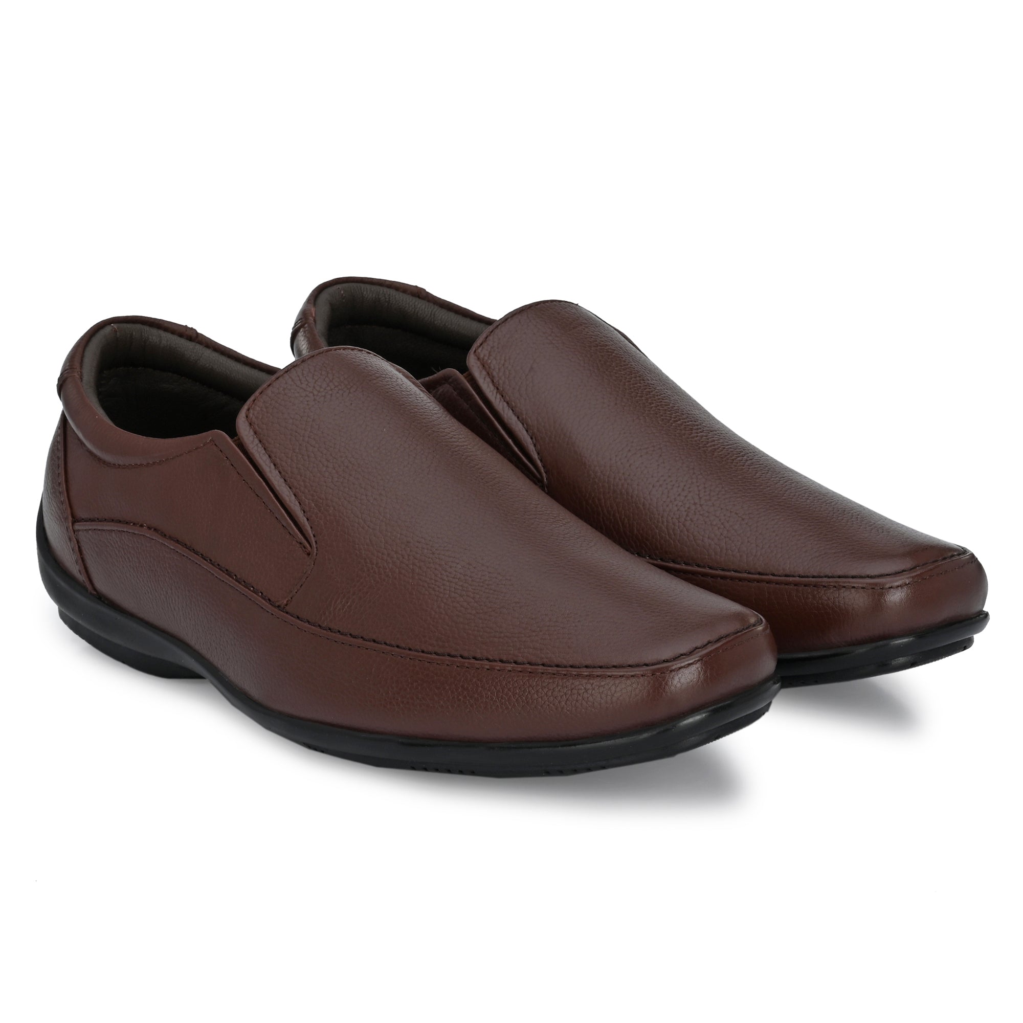 Egoss Leather Casual Slip-On Shoes For Men