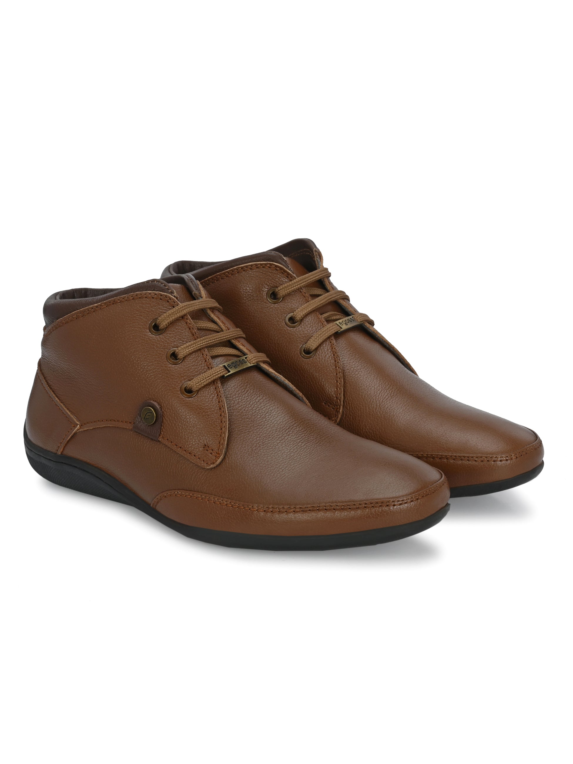 Egoss Leather Casual Boots For Men