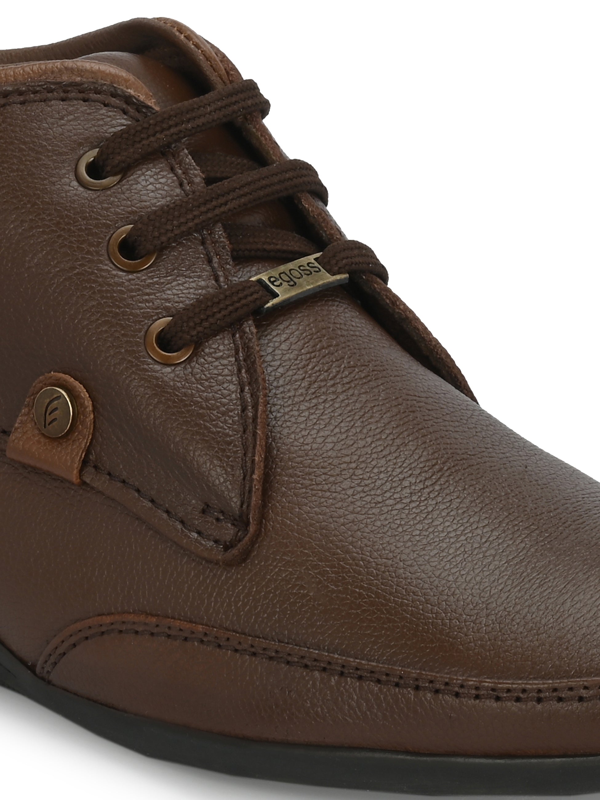 Egoss Leather Casual Boots For Men