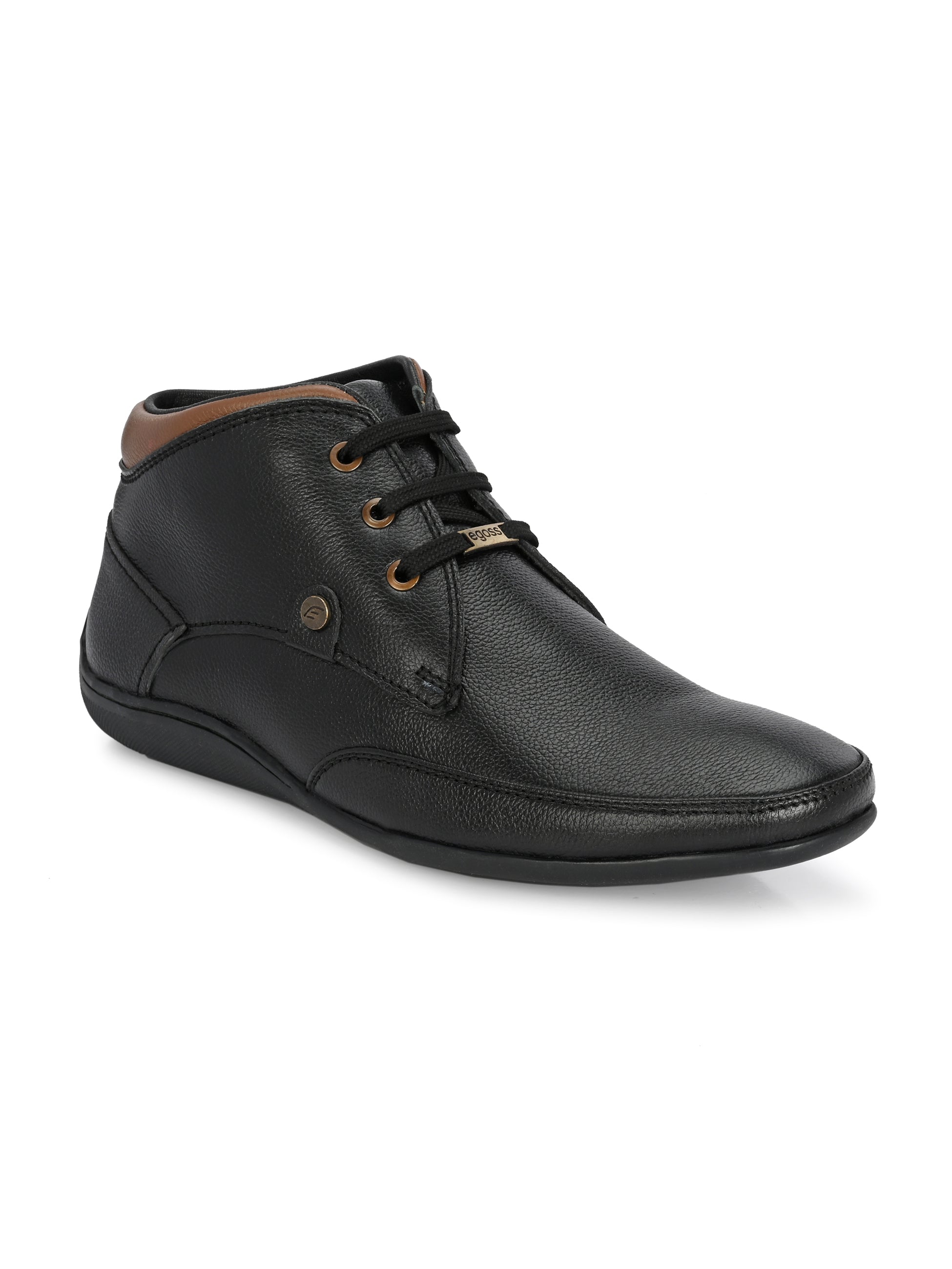 Egoss Leather Casual Boots For Men