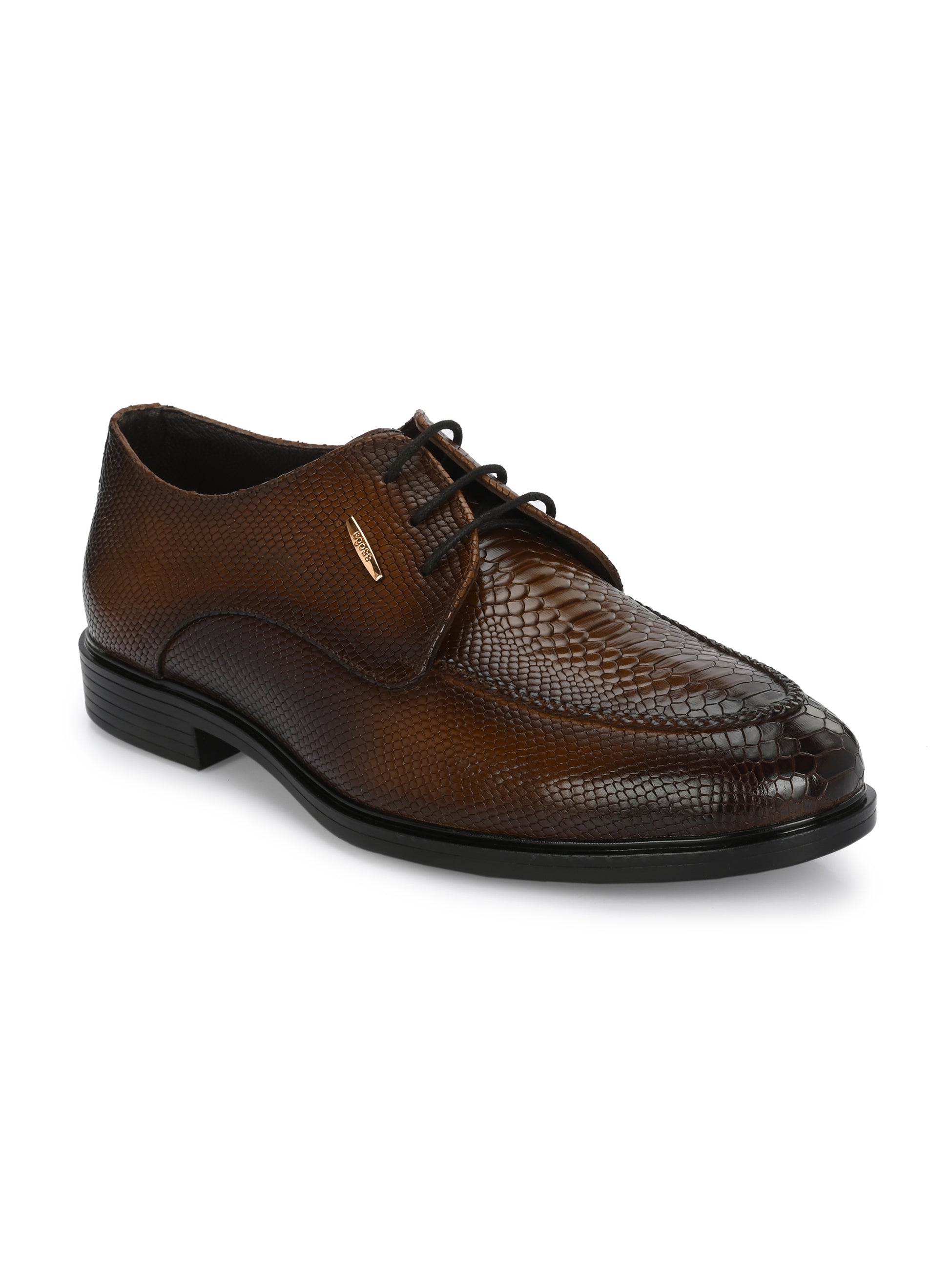 Egoss Platinum Lace-Up Shoes For Men