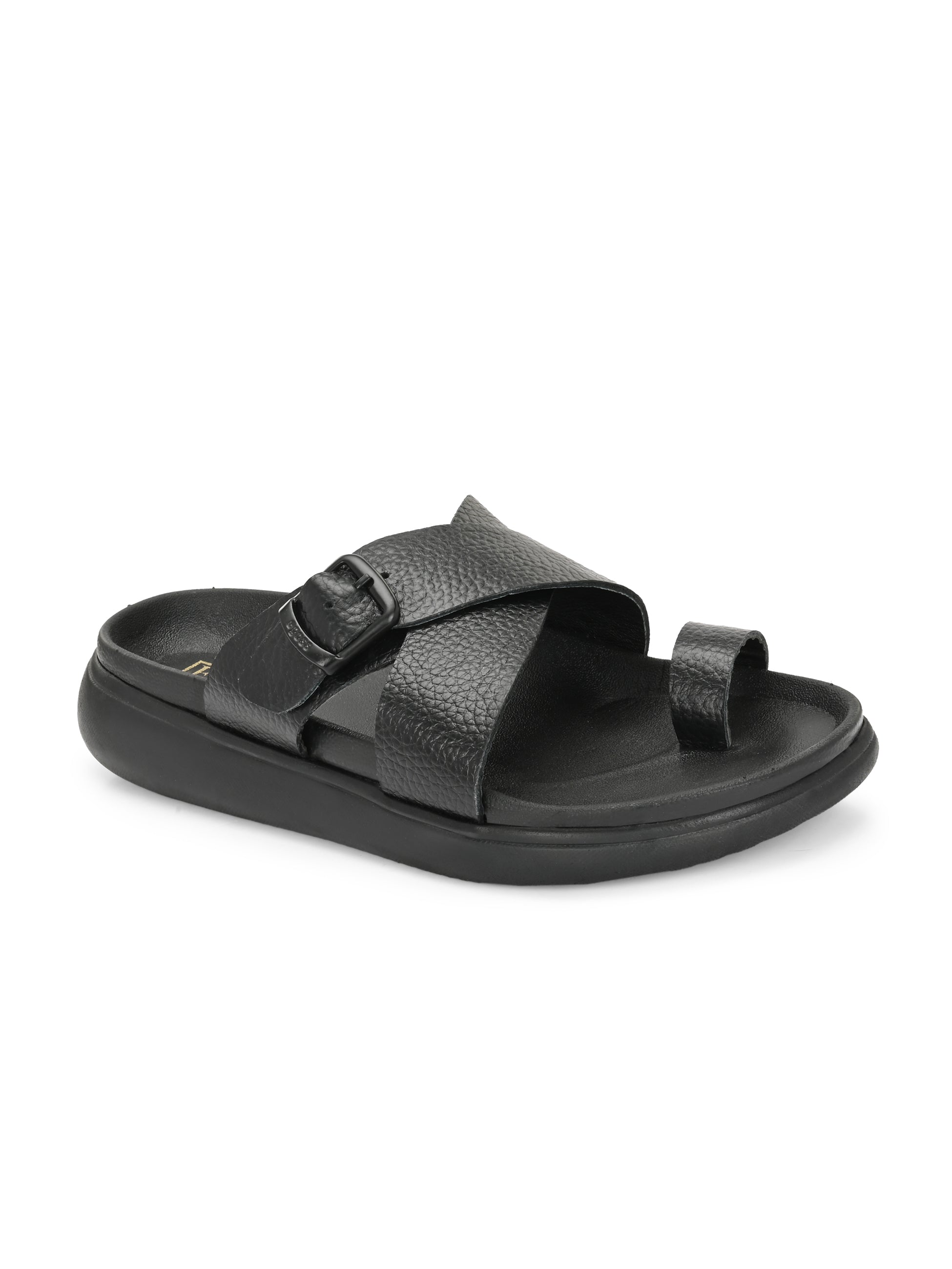 Comet Leather Slippers by Aspeerio