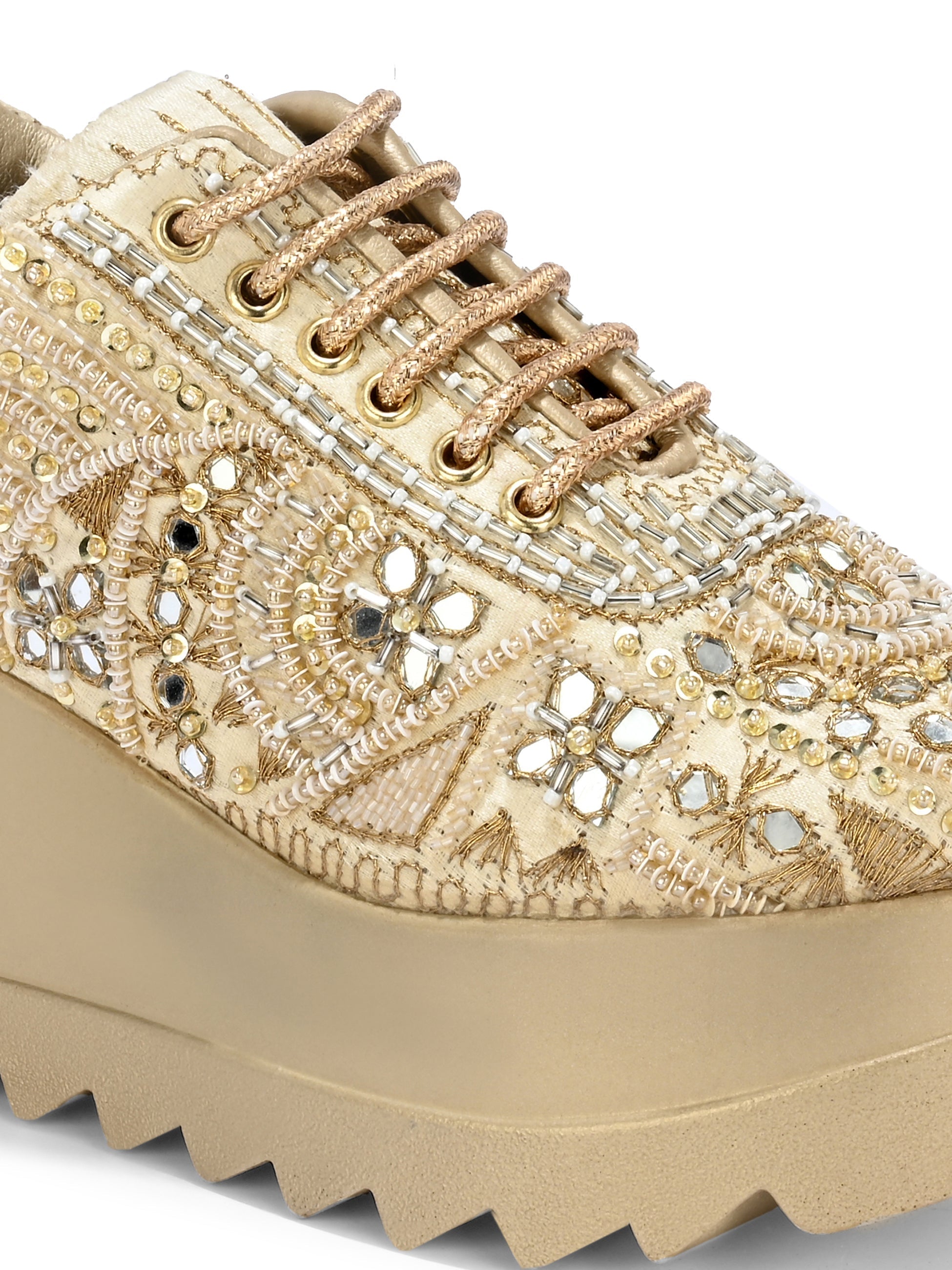 Crysta Bridal Sneakers For Women by Lady Boss ladybossbyegoss