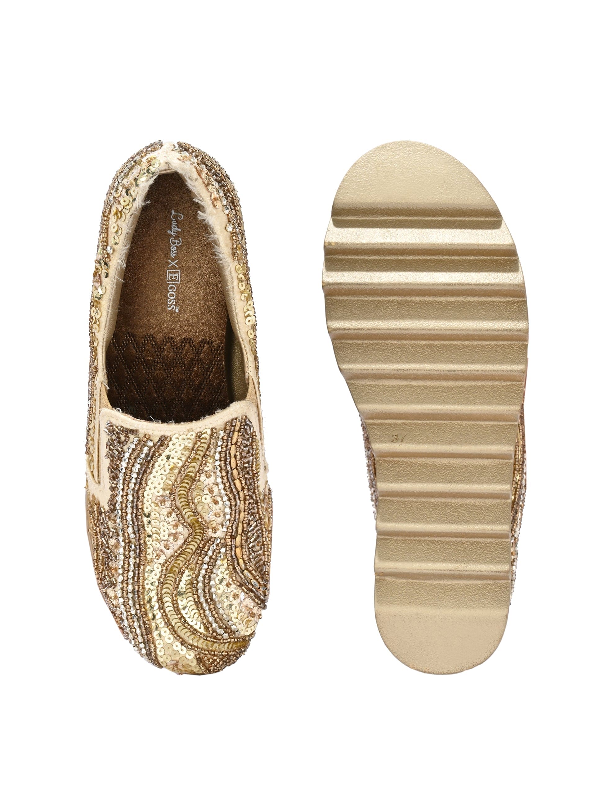 Crysta Bridal Sneakers For Women by Lady Boss ladybossbyegoss