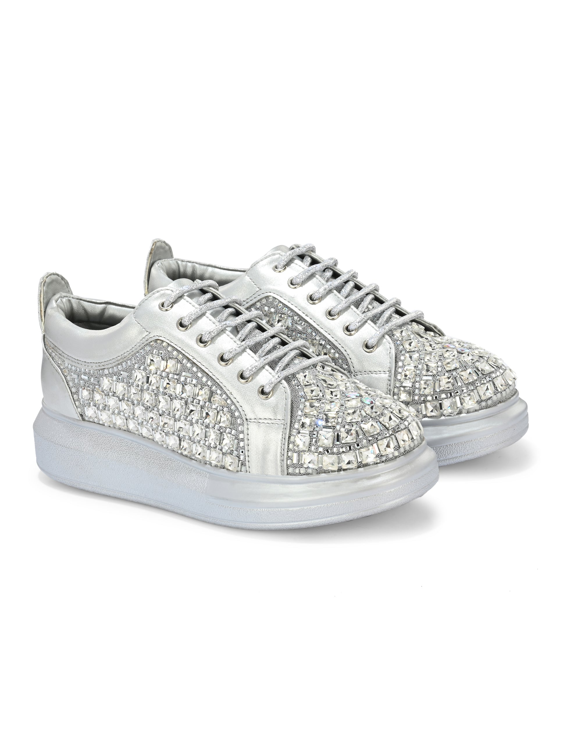 Crysta Bridal Sneakers For Women by Lady Boss ladybossbyegoss