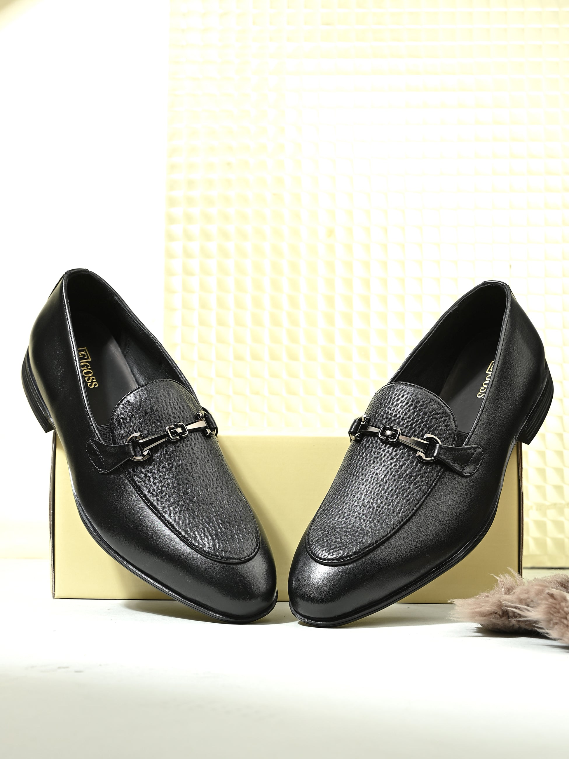 Egoss Platinum Party Loafers For Men