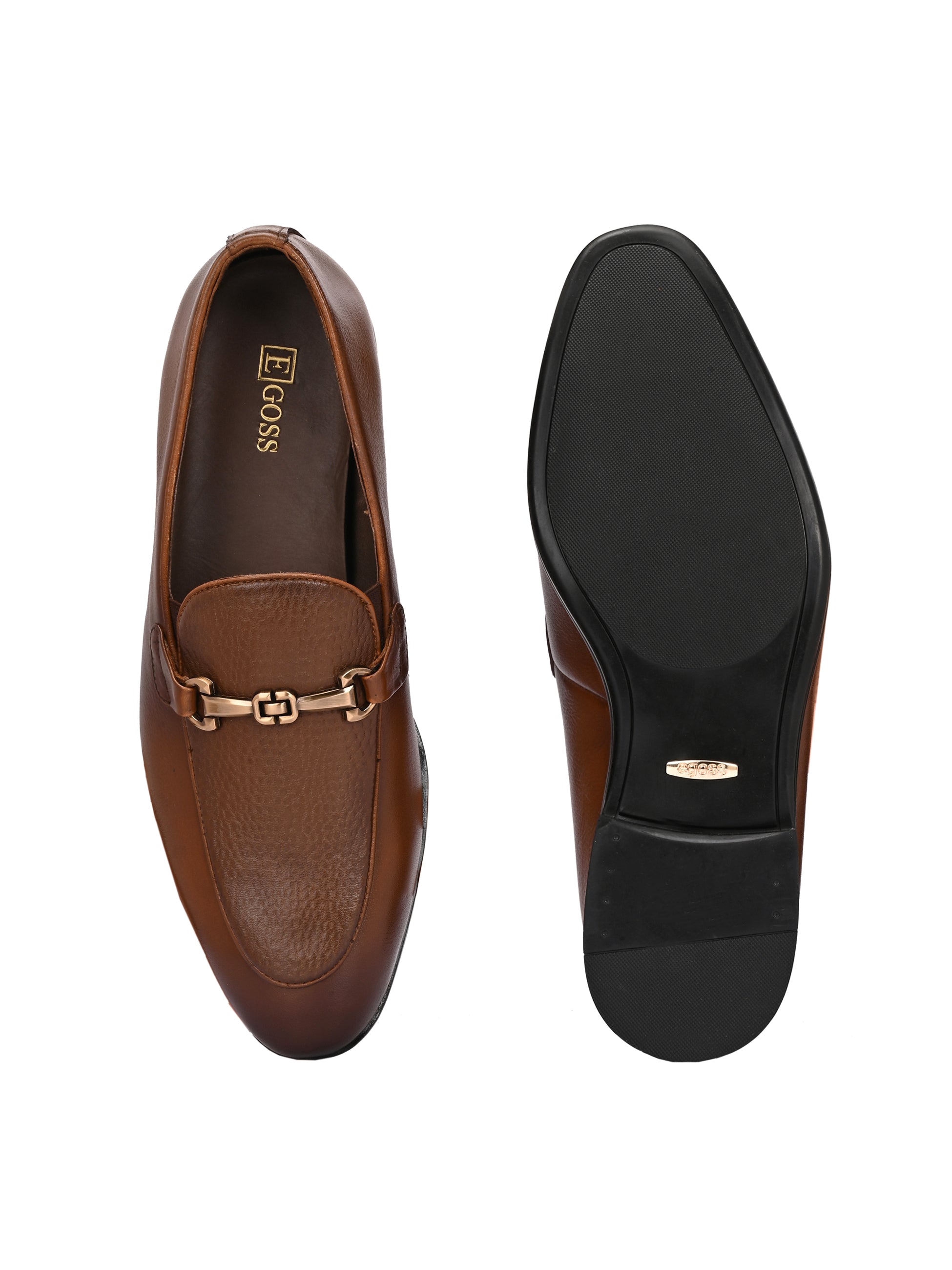 Egoss Platinum Party Loafers For Men