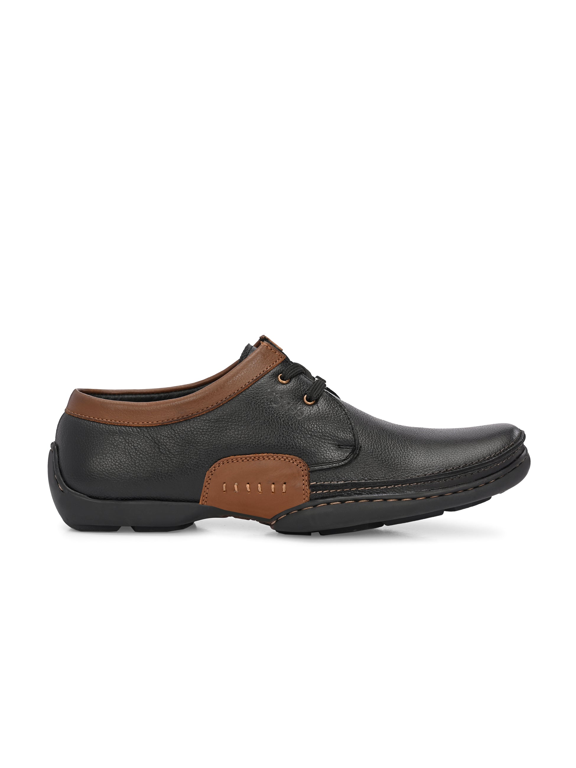Egoss Casual Derby Lace Up Leather Shoes For Men
