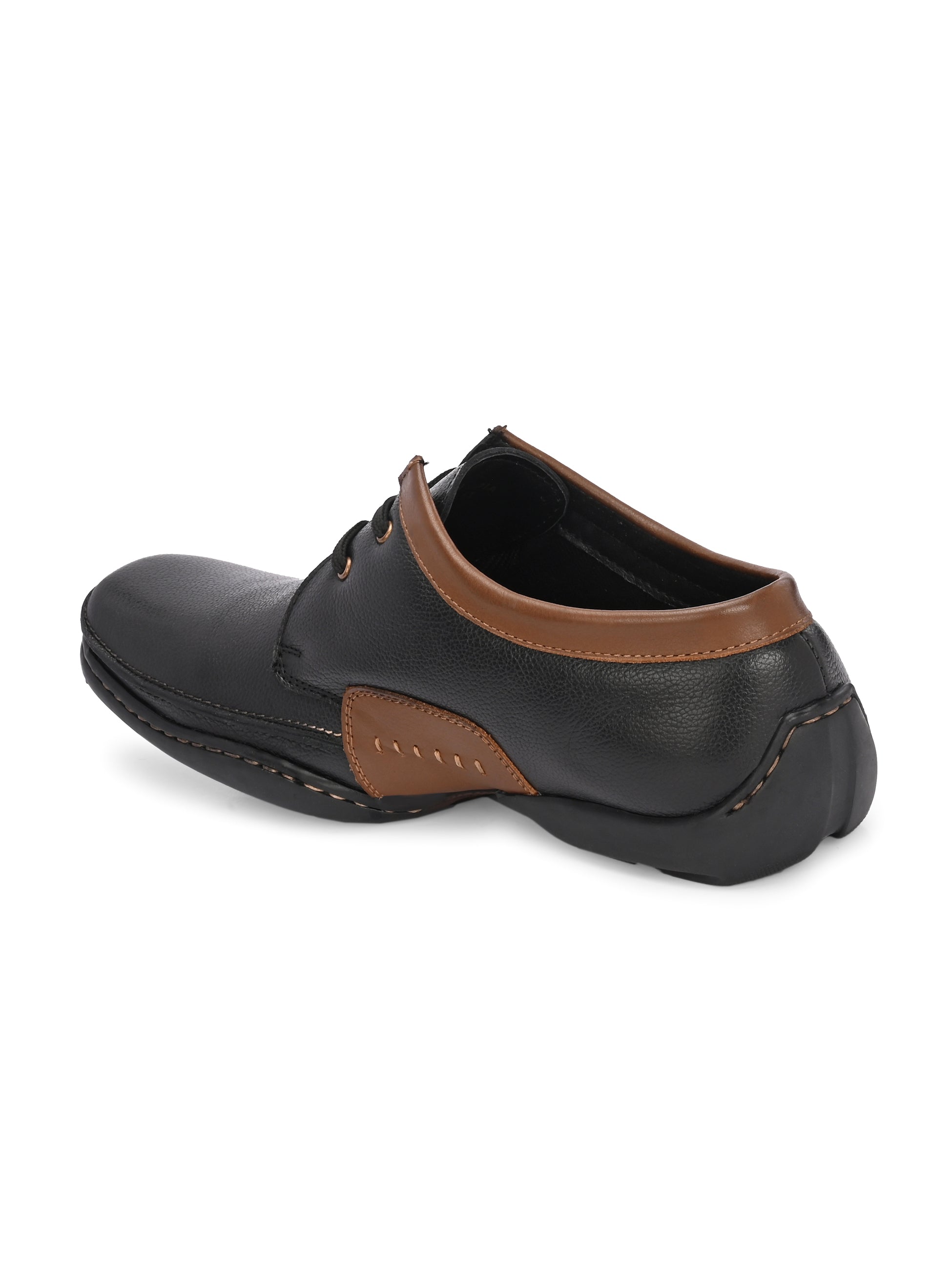 Egoss Casual Derby Lace Up Leather Shoes For Men