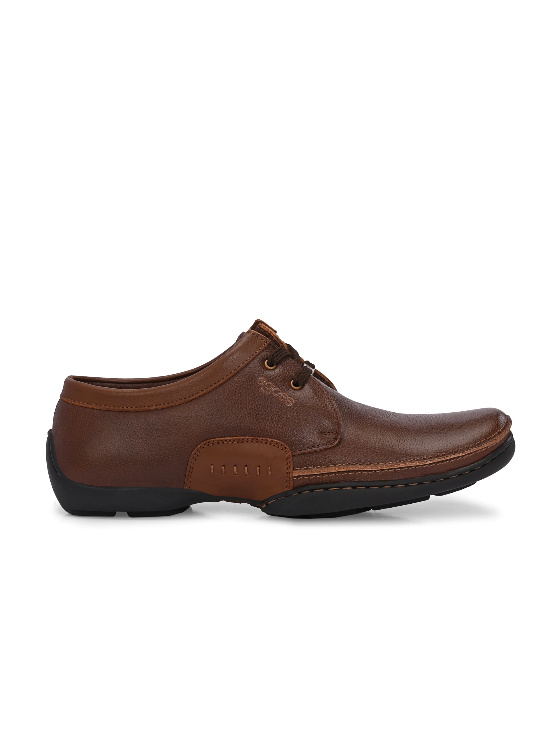 Egoss Casual Derby Lace Up Leather Shoes For Men