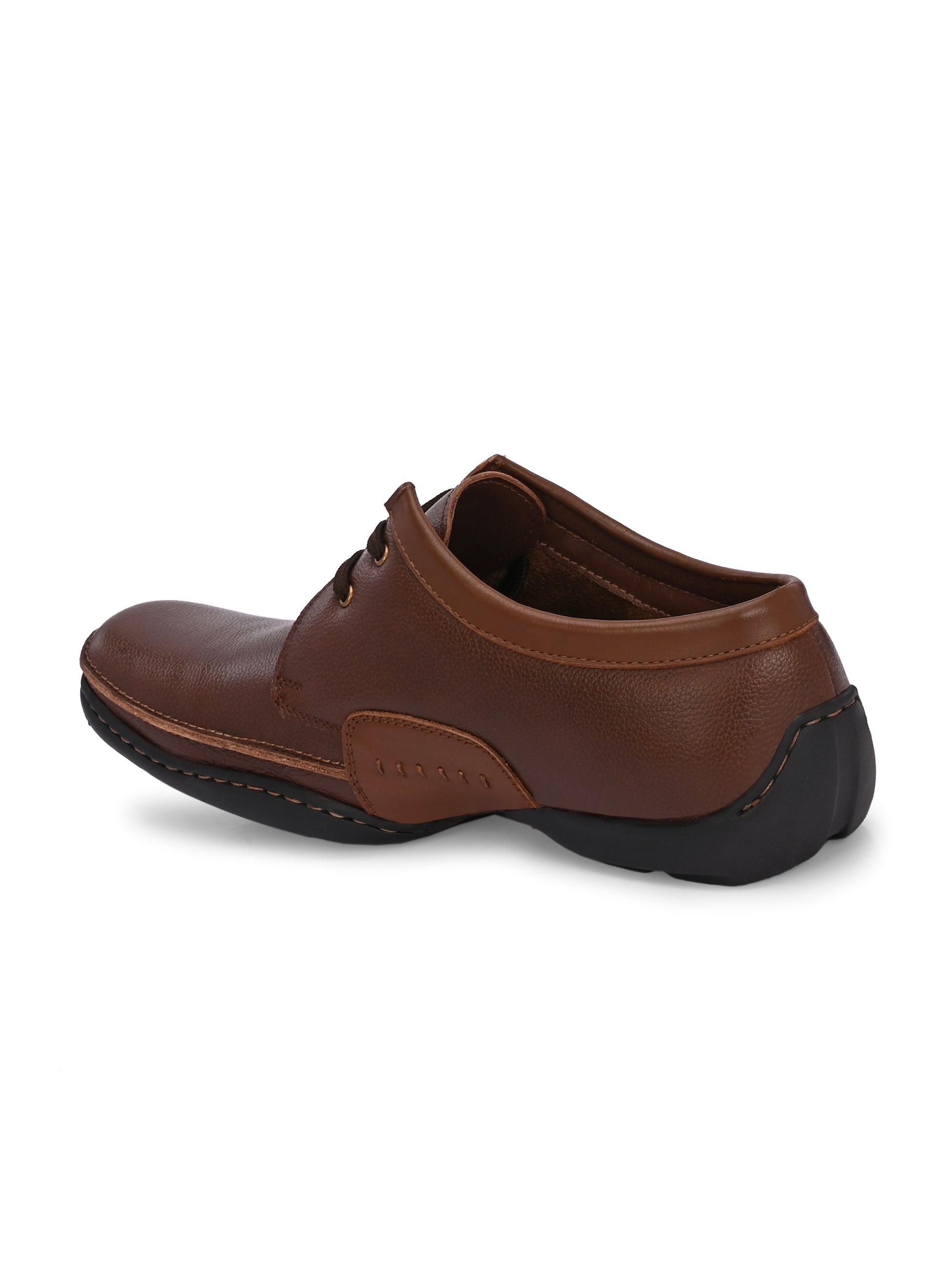 Egoss Casual Derby Lace Up Leather Shoes For Men