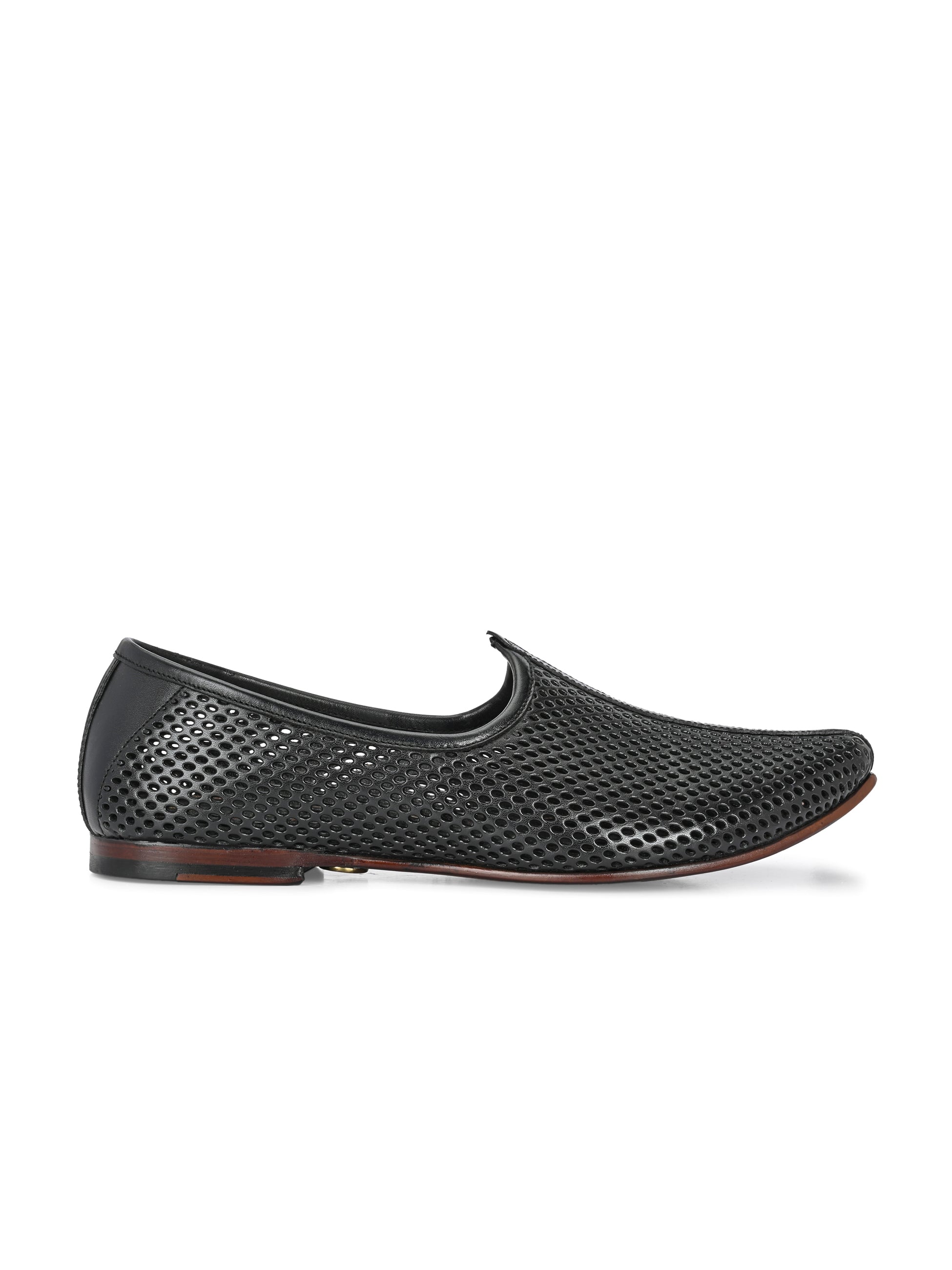 Black Malaga Jooti by Lafattio