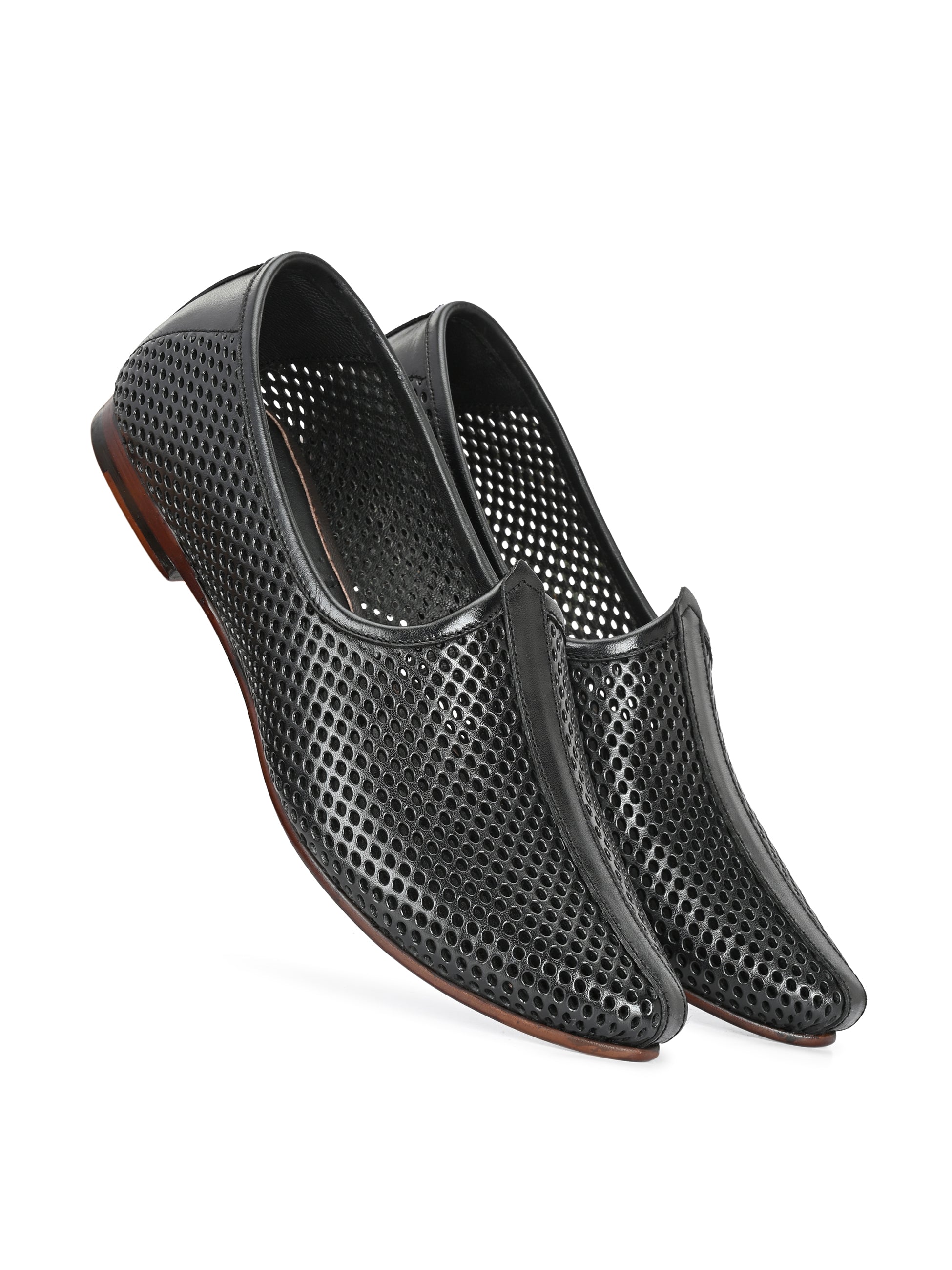 Black Malaga Jooti by Lafattio