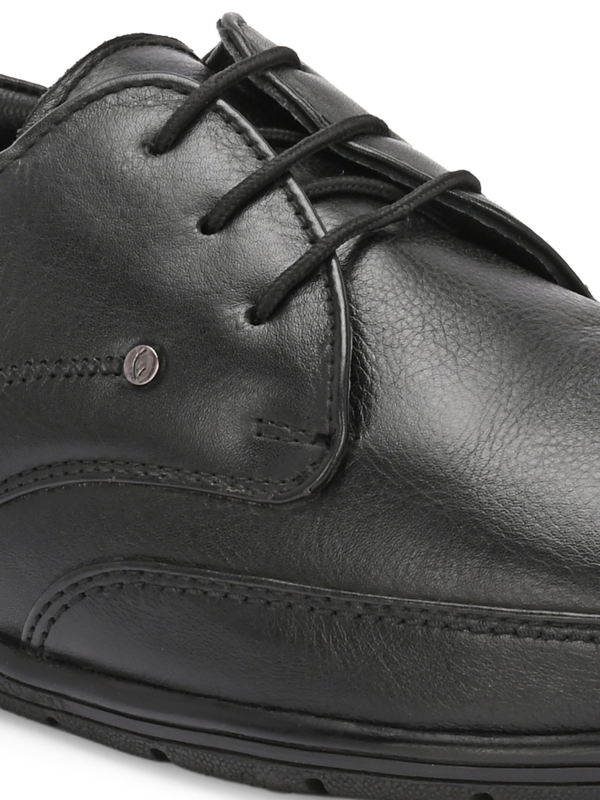 Egoss Casual Derby Lace Up Leather Shoes For Men