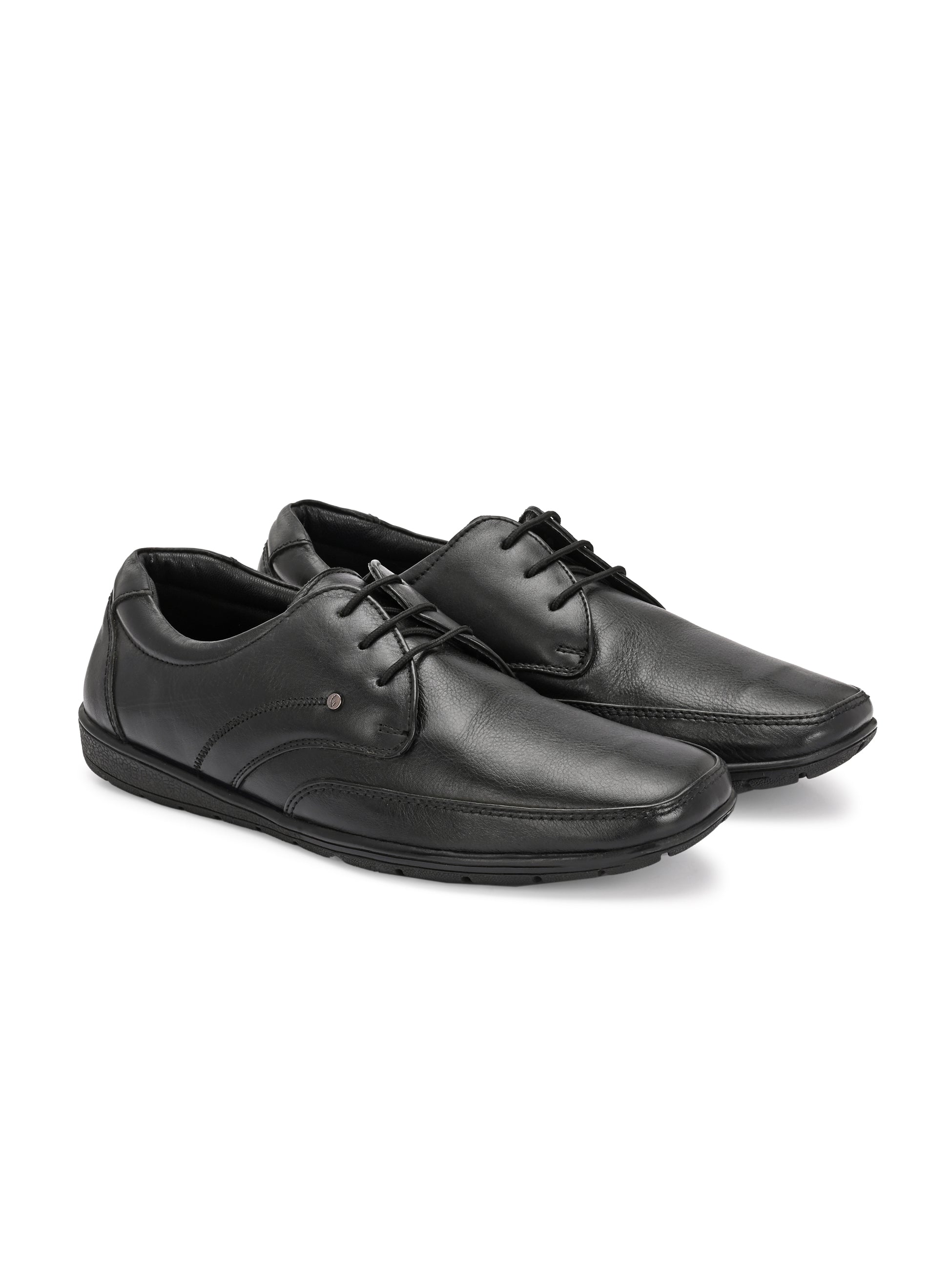 Egoss Casual Derby Lace Up Leather Shoes For Men